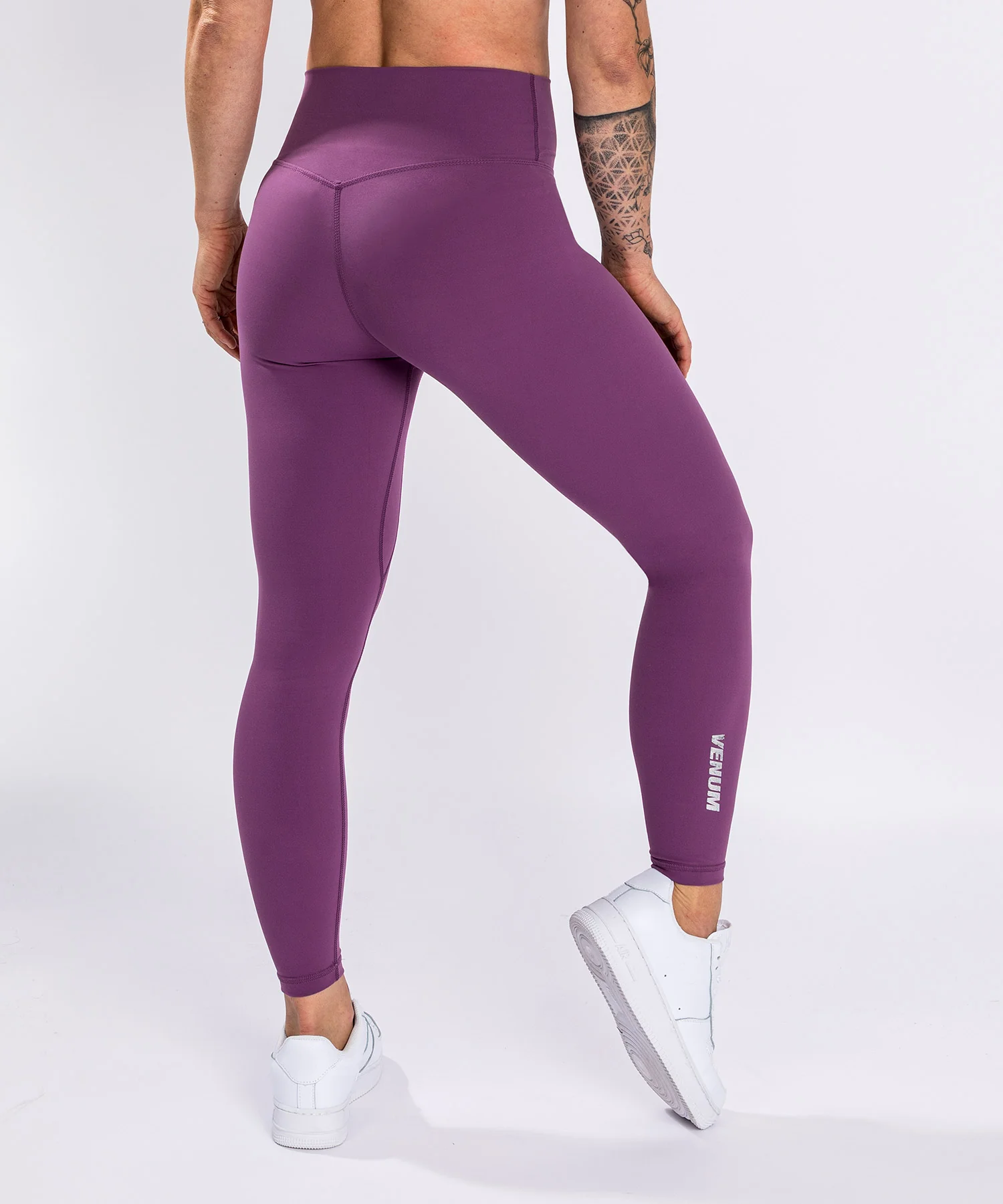 Leggings Venum Essential Lifestyle - Orchidée Sombre/Argent Brossé - Image 2