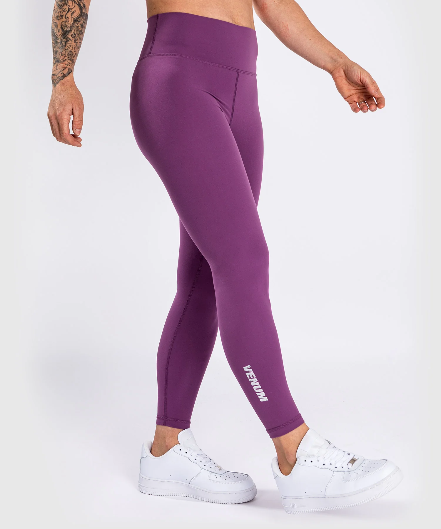 Leggings Venum Essential Lifestyle - Orchidée Sombre/Argent Brossé - Image 3