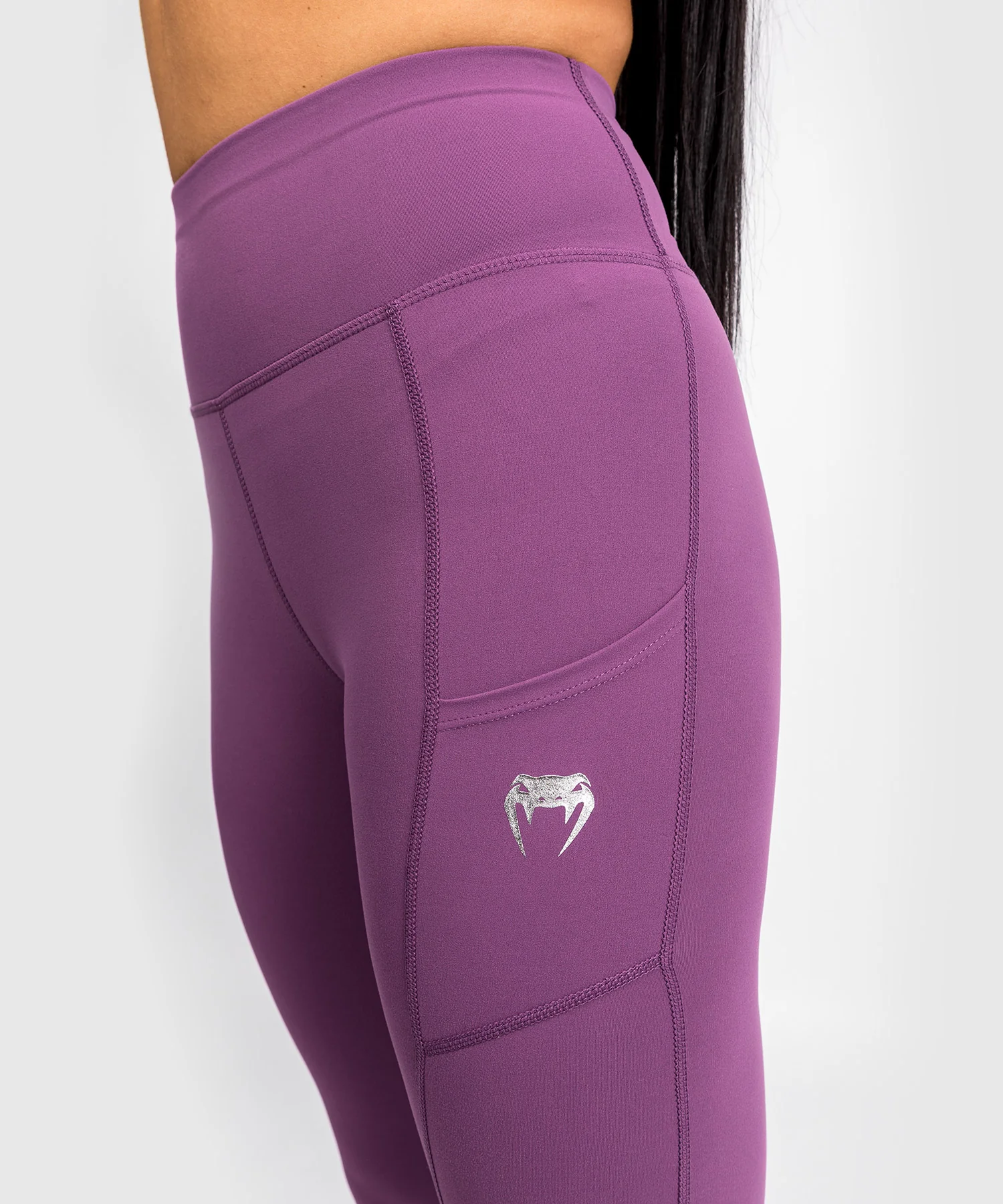 Leggings Venum Essential Performance -  Orchidée Sombre/Argent Brossé - Image 6