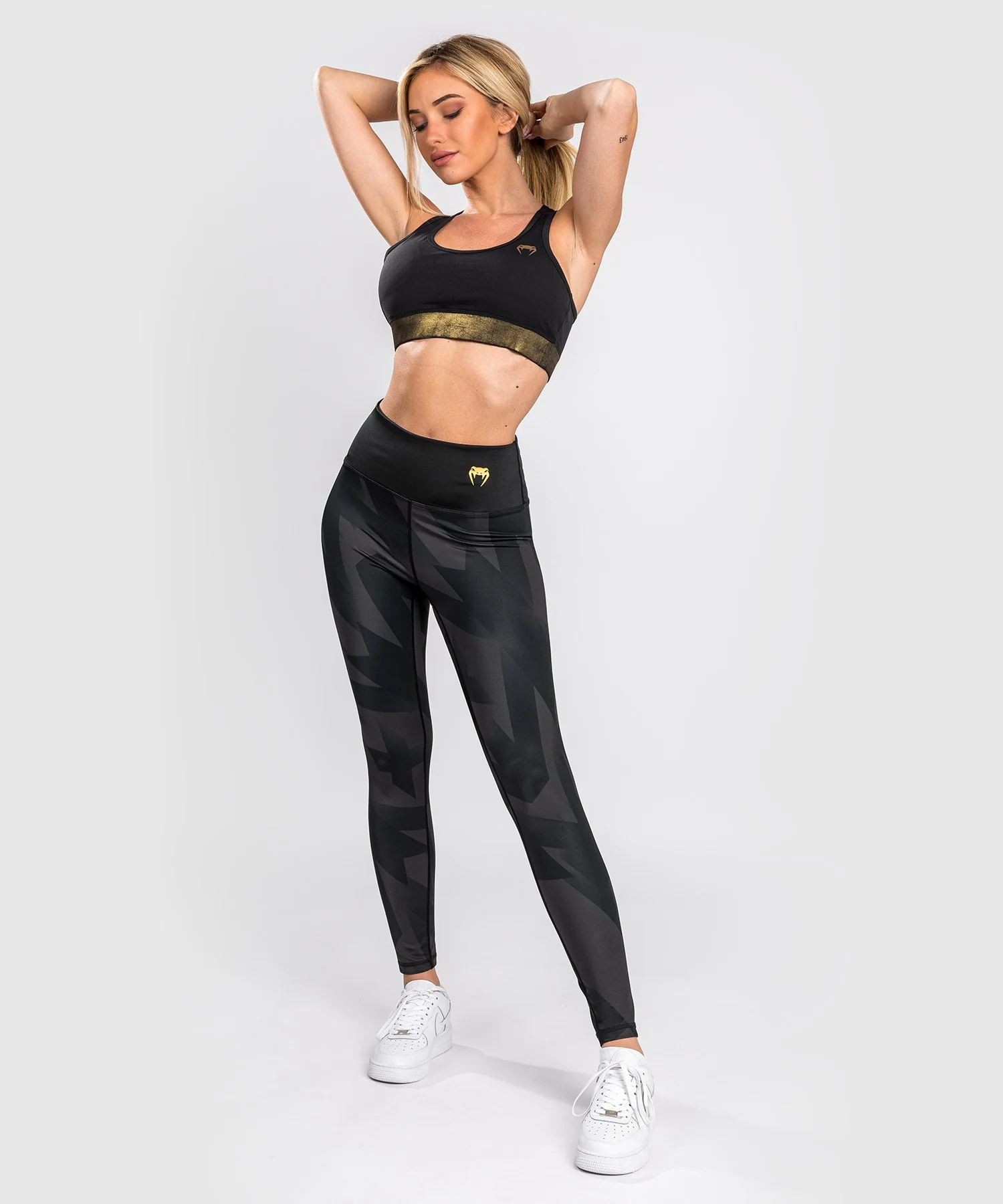 Leggings Venum Razor - Pour Femmes - Noir/Or - Image 2