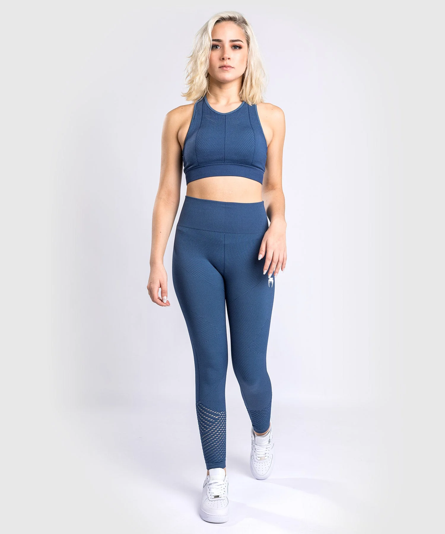 Leggings Venum Sparring Seamless 7/8 - Bleu Canard - Image 6