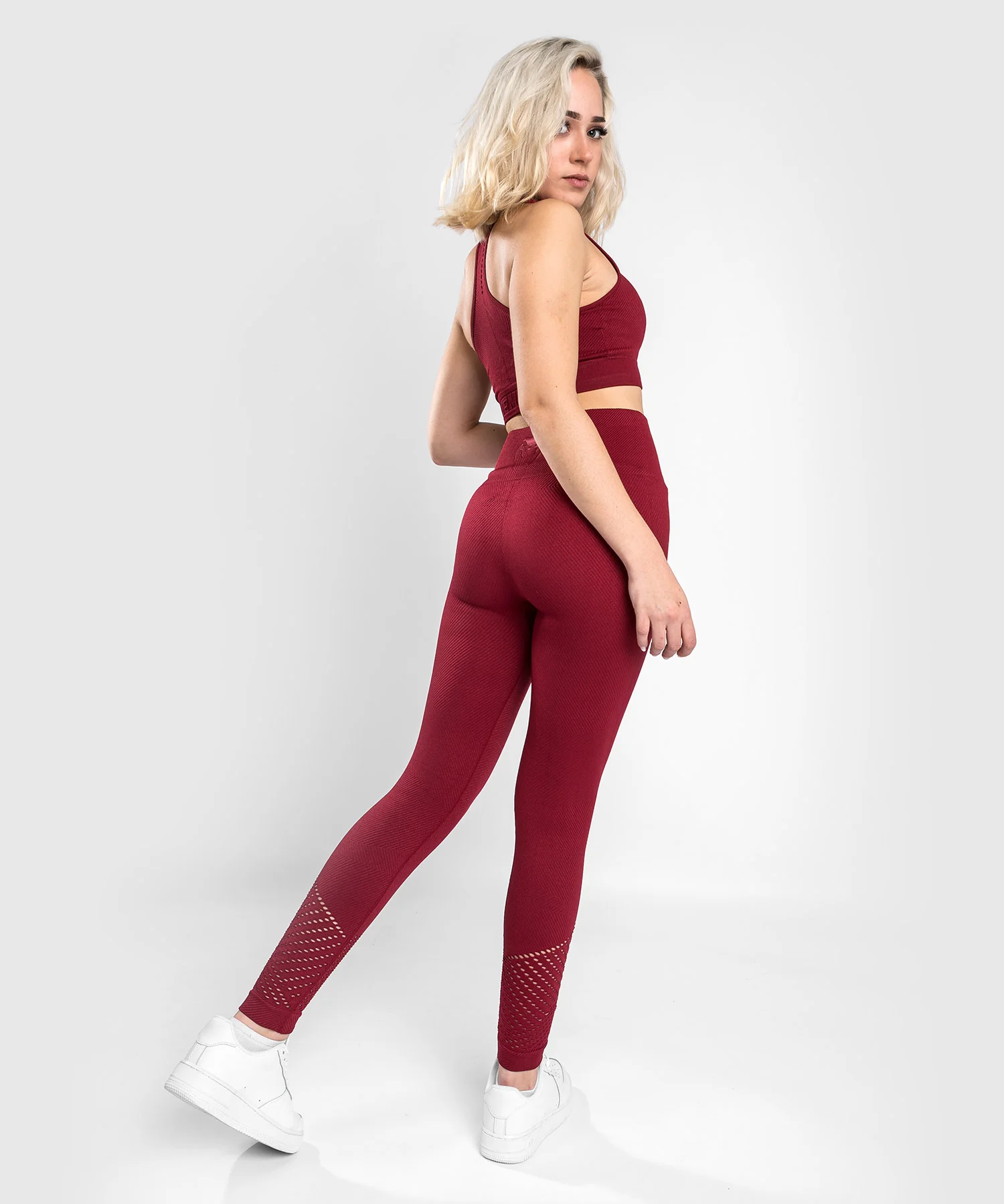 Leggings Venum Sparring Seamless 7/8 - Bordeaux - Image 4