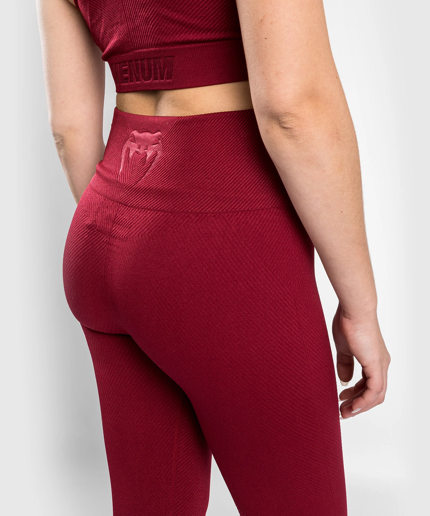 Leggings Venum Sparring Seamless 7/8 - Bordeaux - Image 7