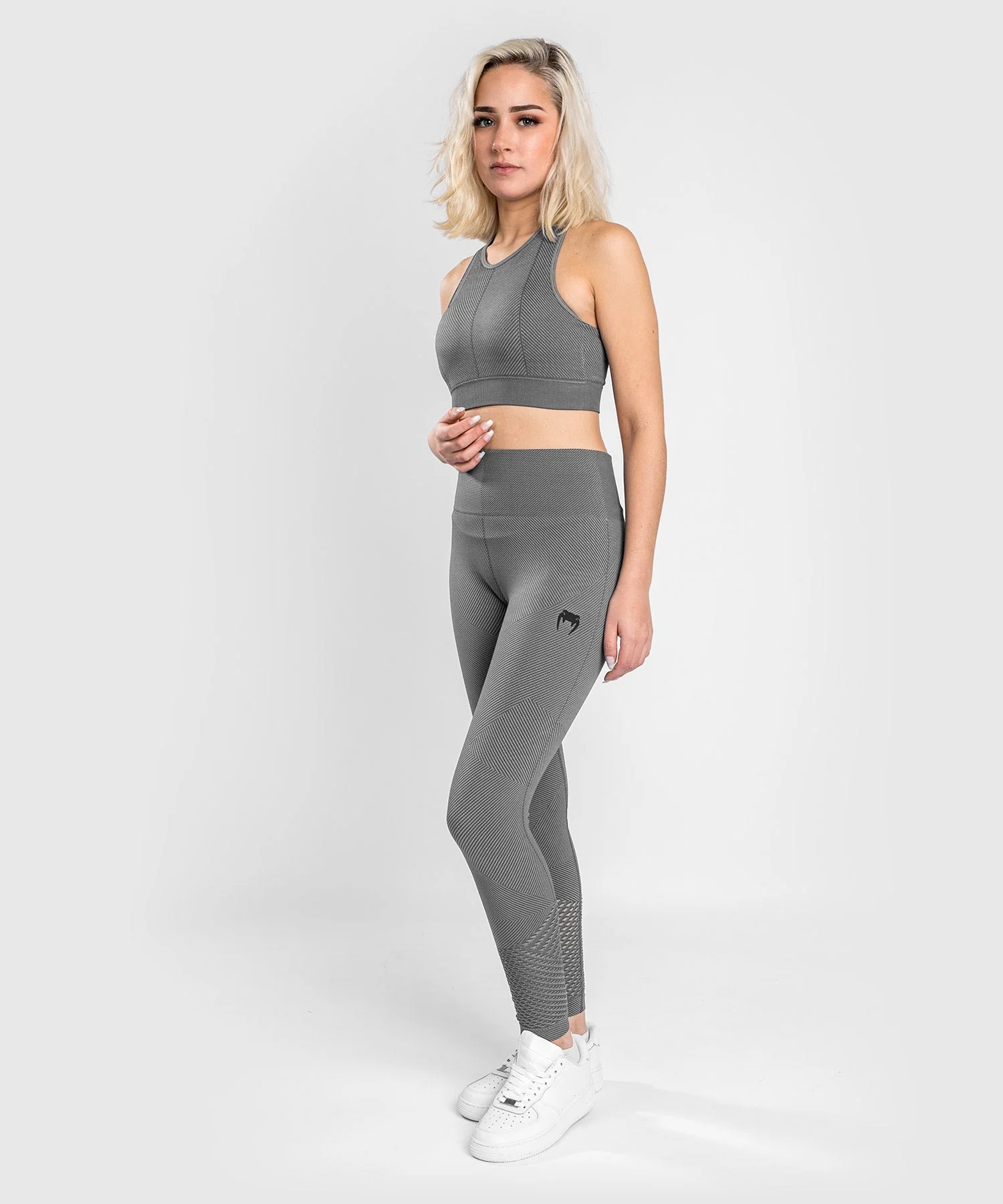 Leggings Venum Sparring Seamless 7/8 - Gris Foncé - Image 4