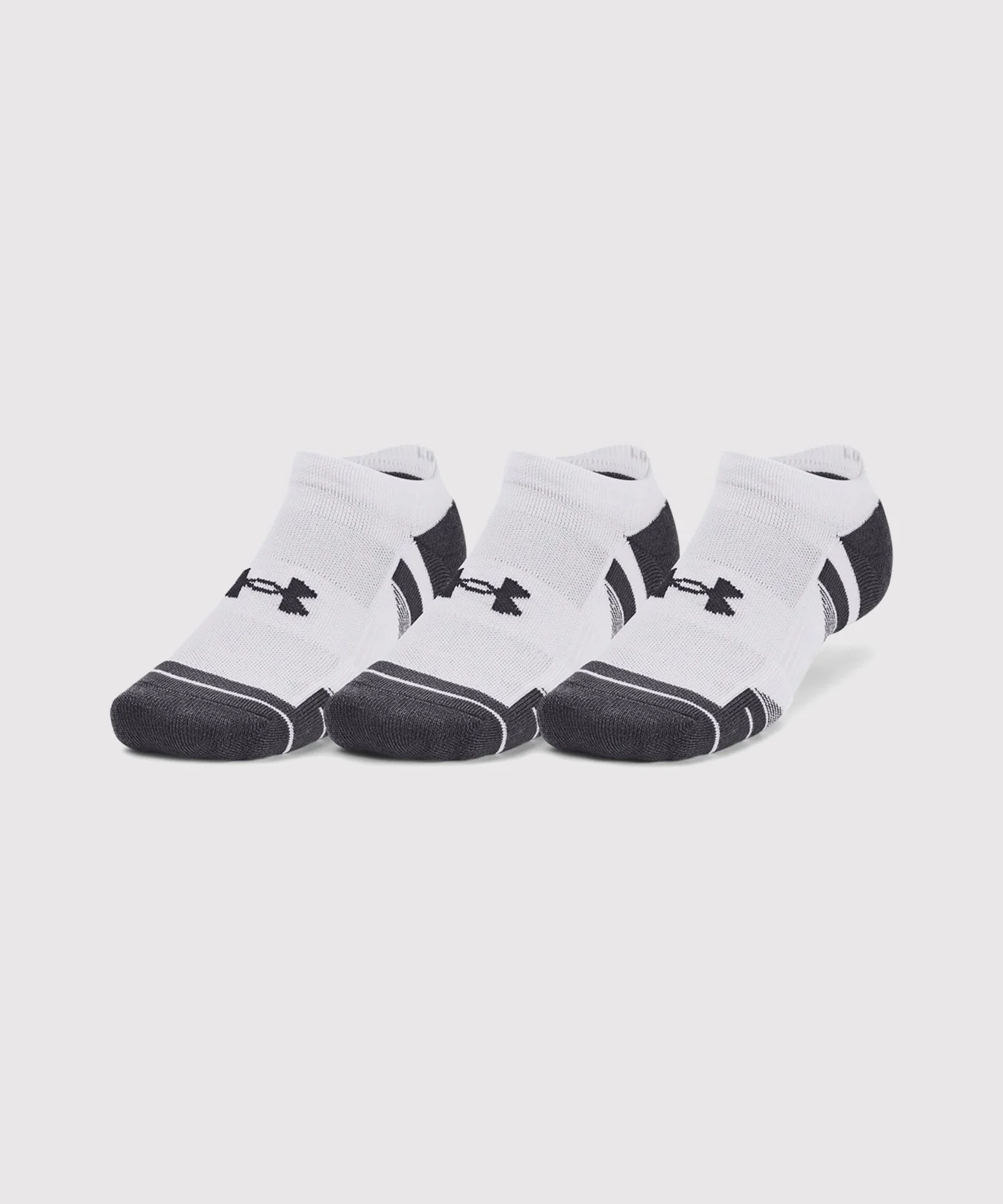 Lot De 3 Paires De Chaussettes Basses Under Armour Ua Performance Tech - Blanc