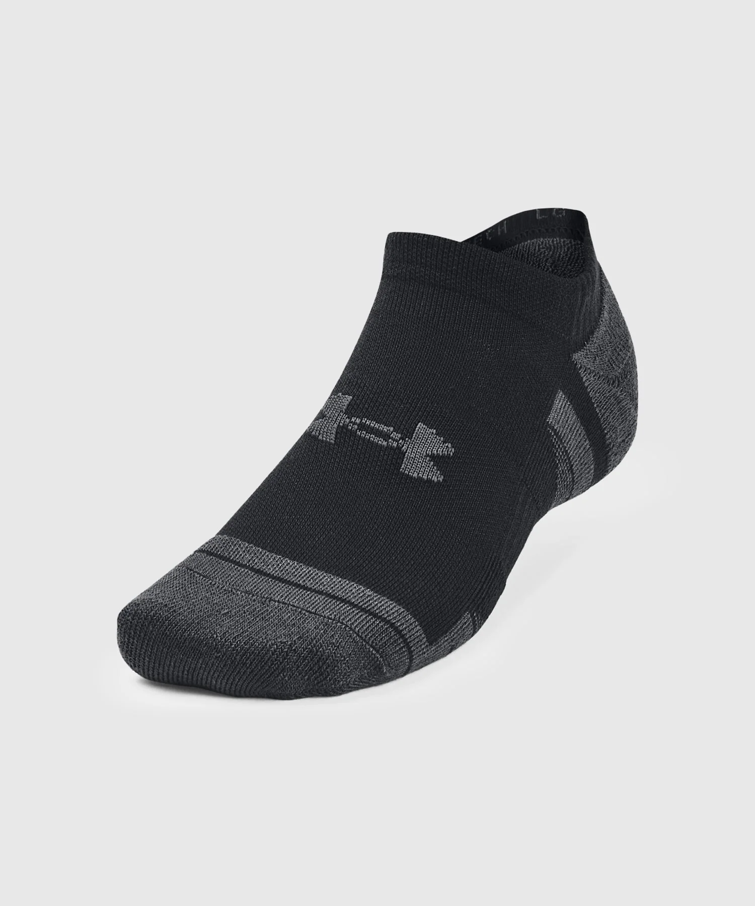 Lot De 3 Paires De Chaussettes Basses Under Armour Ua Performance Tech - Noir/Gris - Image 2