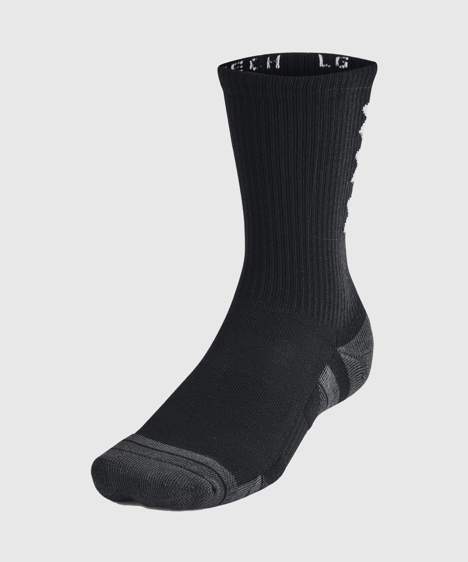 Lot De 3 Paires De Chaussettes Hautes Under Armour Ua Performance Tech - Noir - Image 2