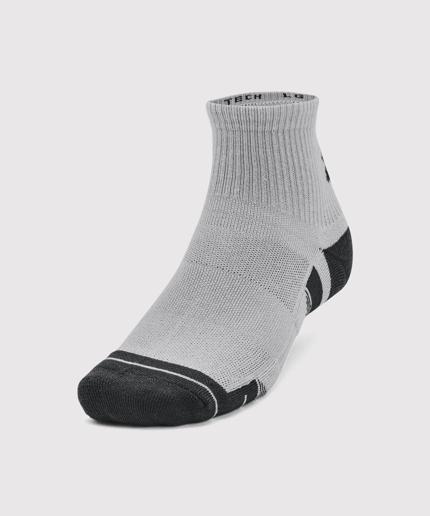 Lot De 3 Paires De Chaussettes Mi-Hautes Under Armour Ua Performance Tech - Blanc/Noir/Gris - Image 2