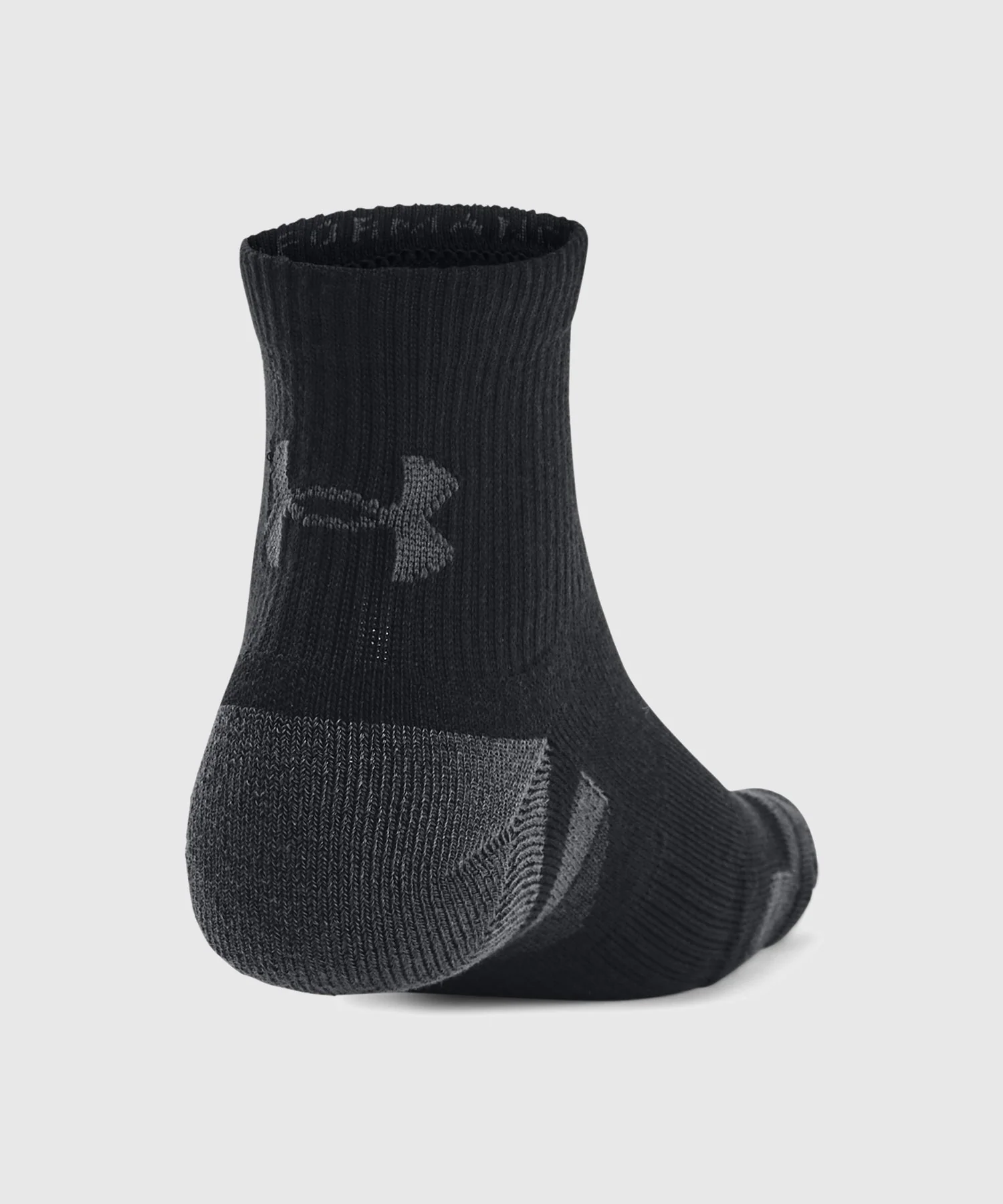 Lot De 3 Paires De Chaussettes Mi-Hautes Under Armour Ua Performance Tech - Noir/Gris - Image 3