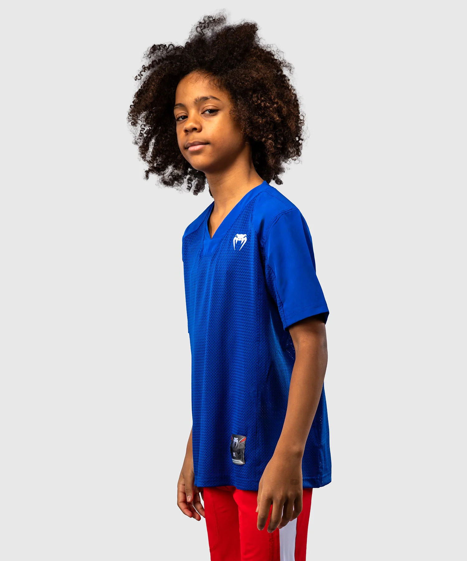 Maillot à manches Courtes pour Enfants Venum Elite Football - Bleu Royal - Image 3