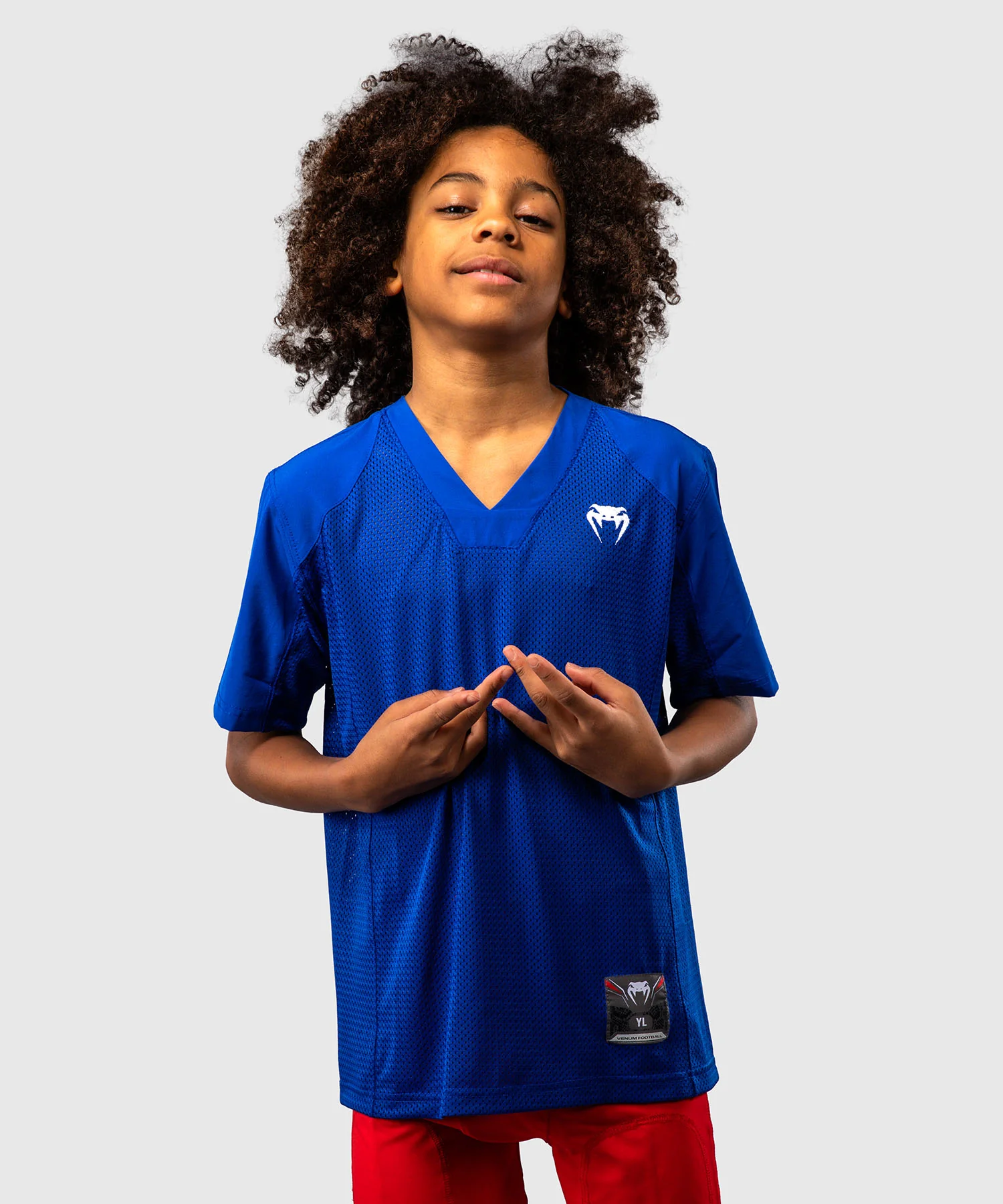 Maillot à manches Courtes pour Enfants Venum Elite Football - Bleu Royal - Image 5