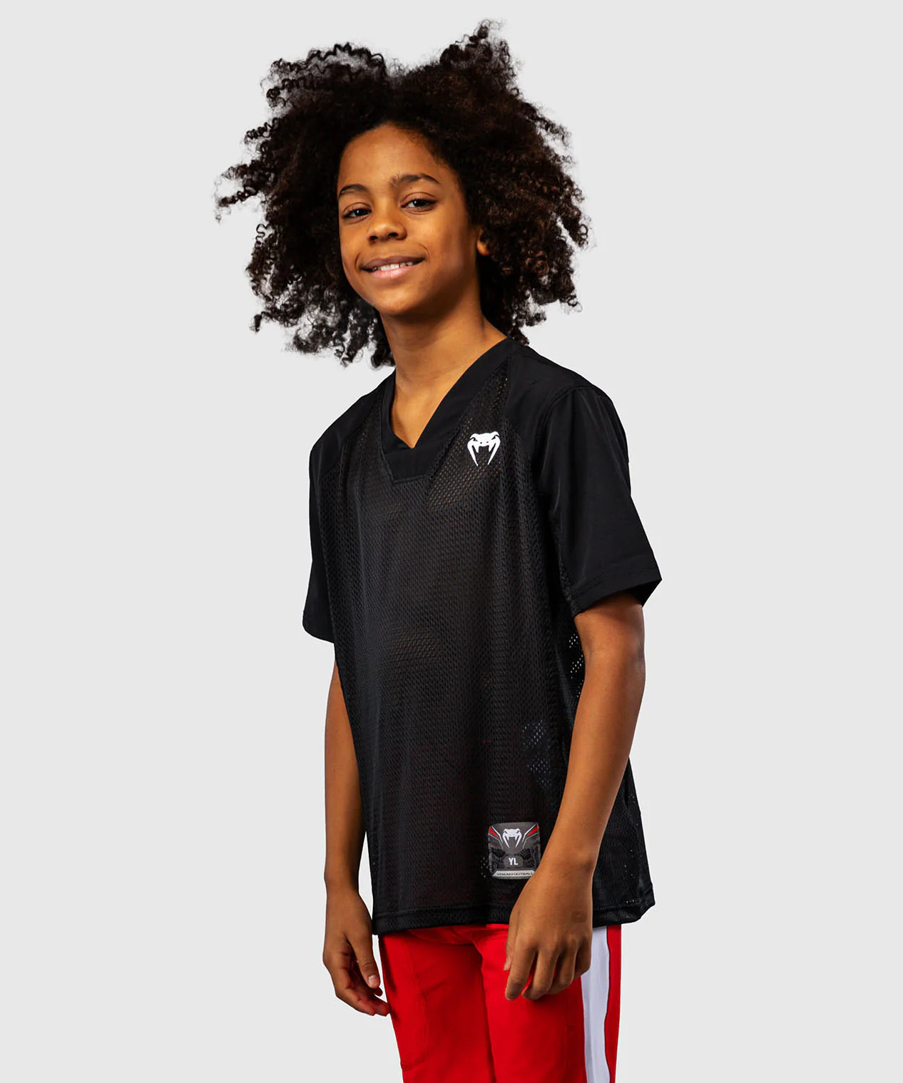 Maillot à manches Courtes pour Enfants Venum Elite Football - Noir - Image 2