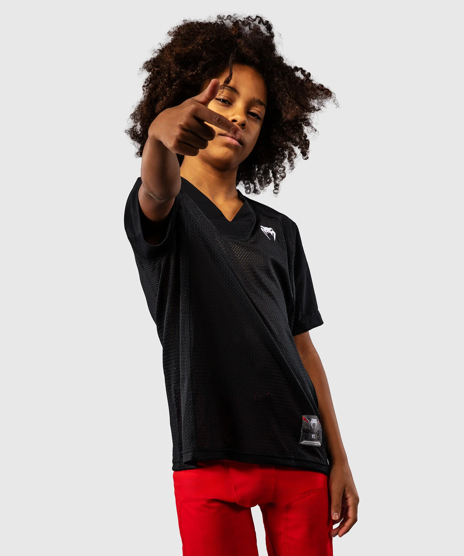 Maillot à manches Courtes pour Enfants Venum Elite Football - Noir - Image 4