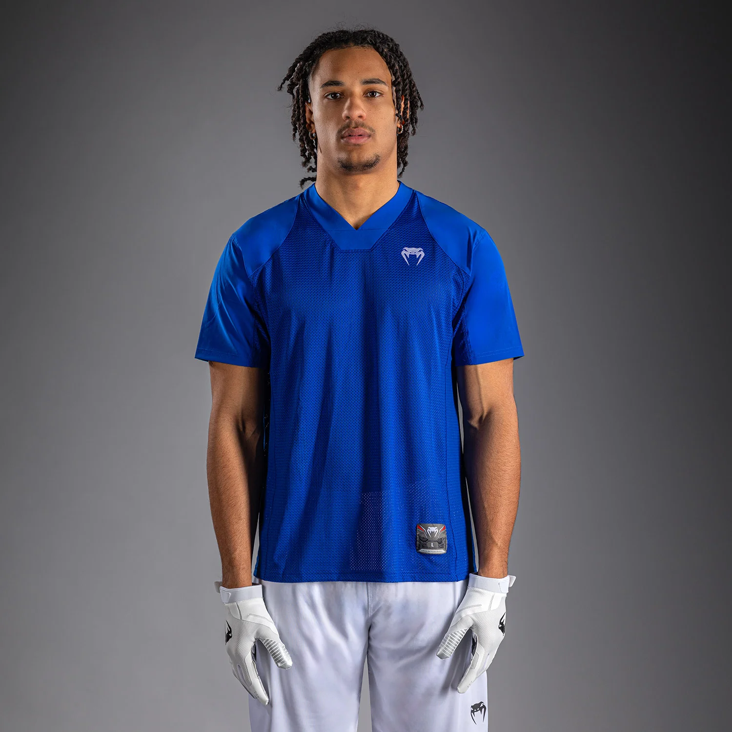 Maillot à manches Courtes Venum Elite Football - Bleu Royal