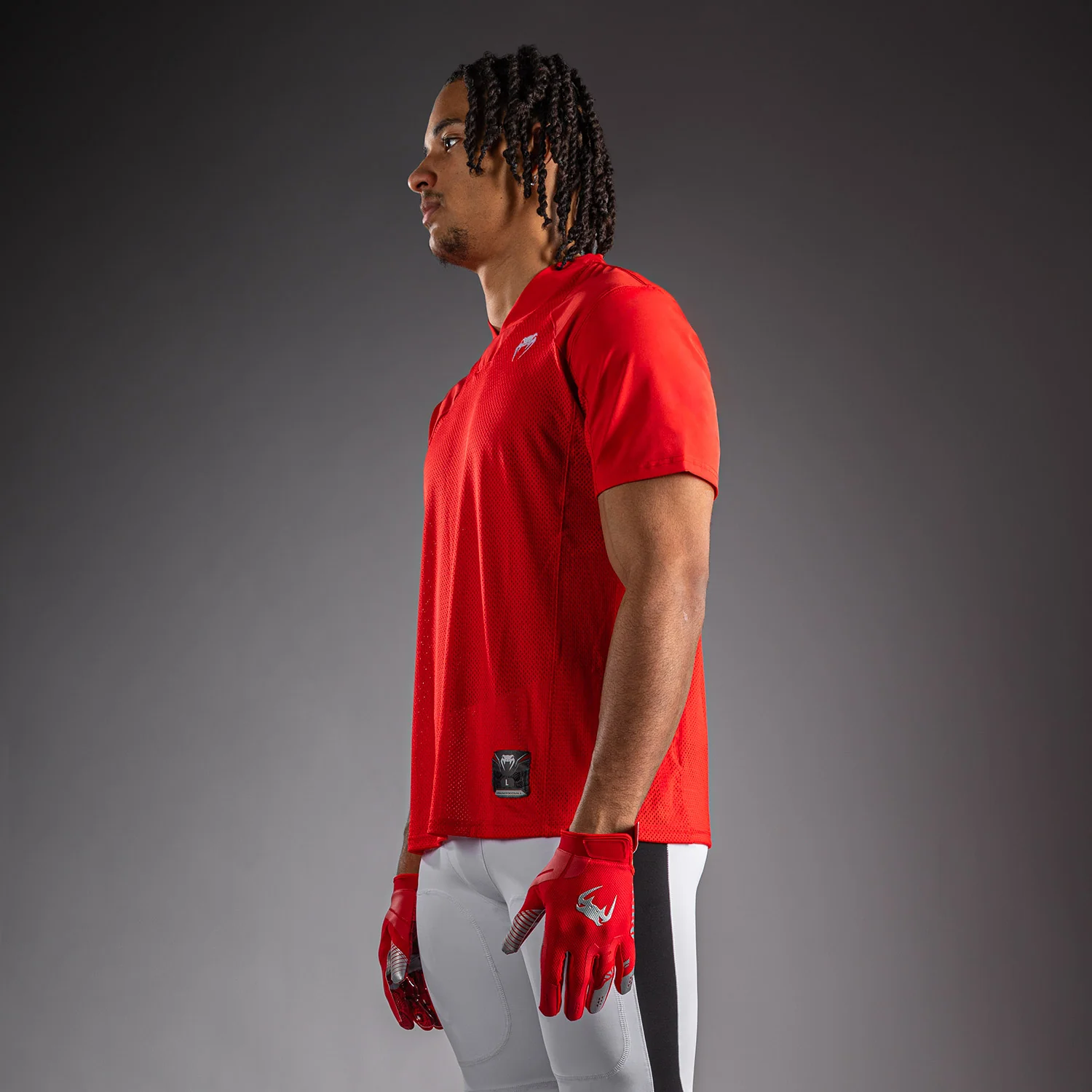 Maillot à manches Courtes Venum Elite Football - Rouge - Image 2