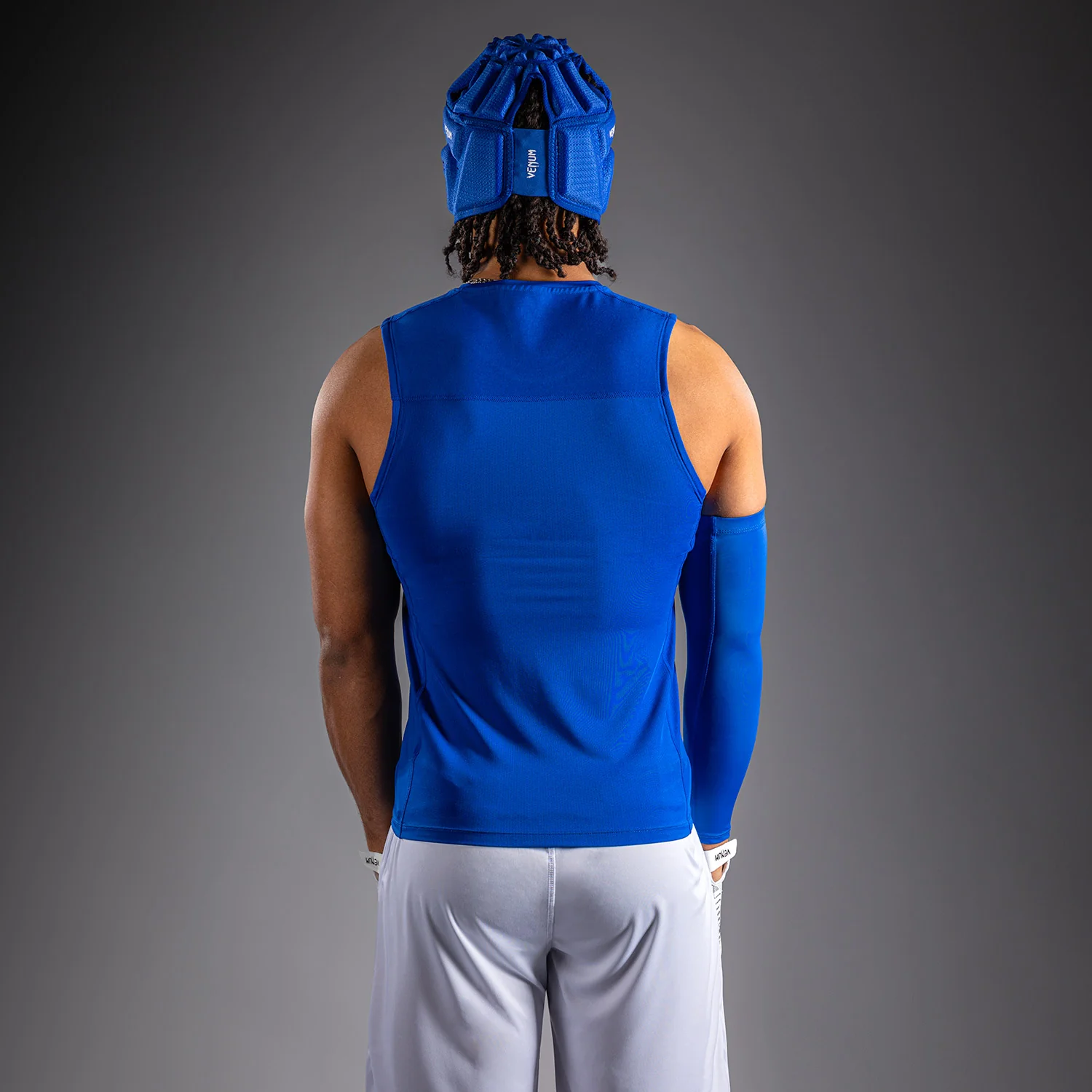 Maillot de Compression sans manches Venum Elite Football - Bleu Royal - Image 4