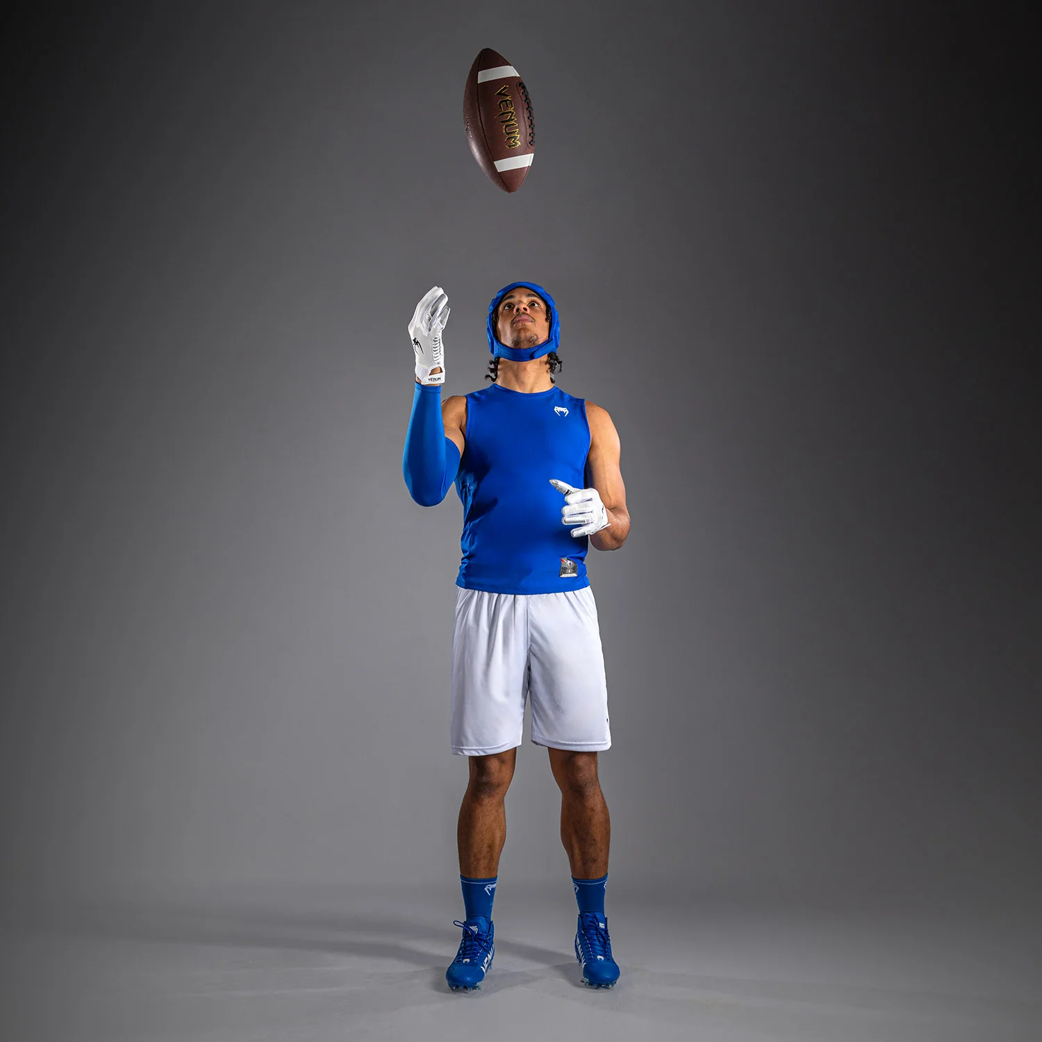 Maillot de Compression sans manches Venum Elite Football - Bleu Royal - Image 6