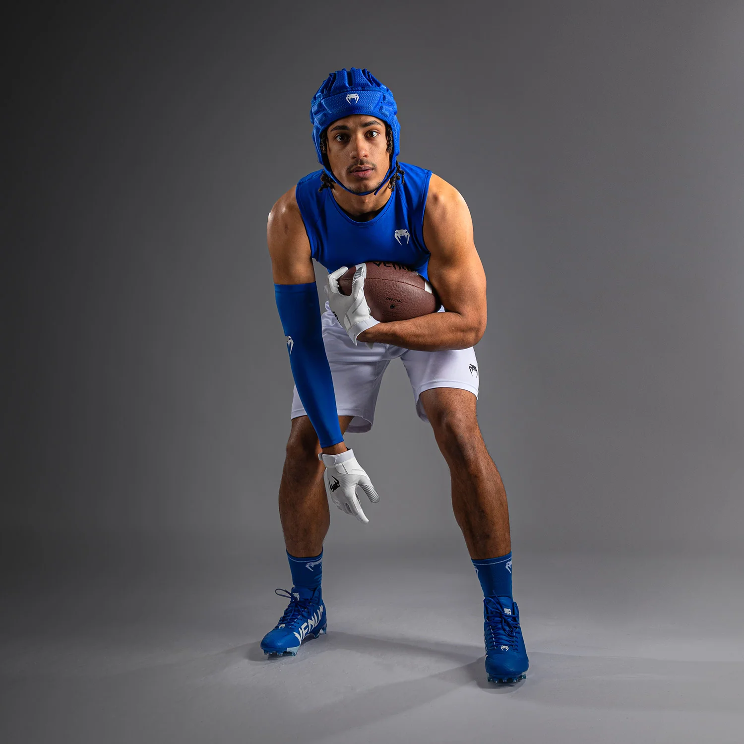 Maillot de Compression sans manches Venum Elite Football - Bleu Royal - Image 7