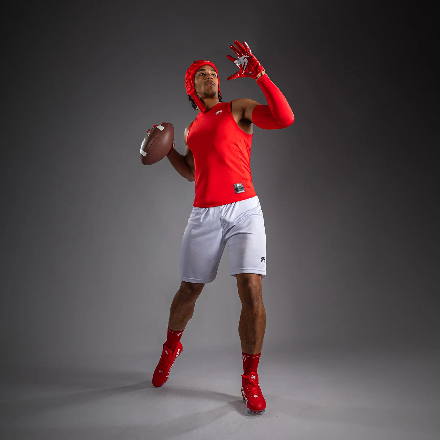 Maillot de Compression sans manches Venum Elite Football - Rouge - Image 6