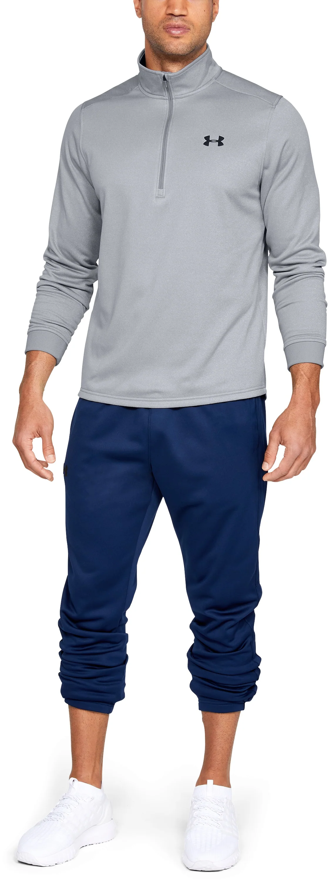 Maillot Under Armour Fleece - Manches longues - Gris - Image 2