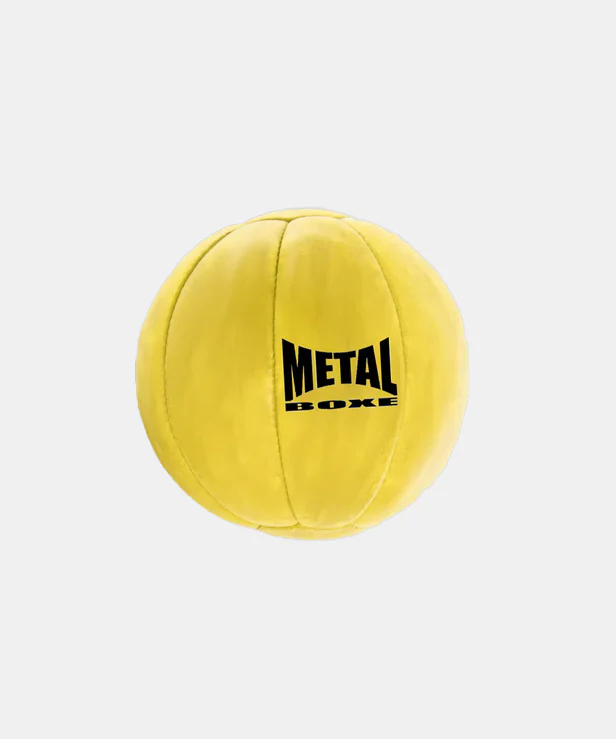 Medecine Ball Metal Boxe 1 Kg - Jaune