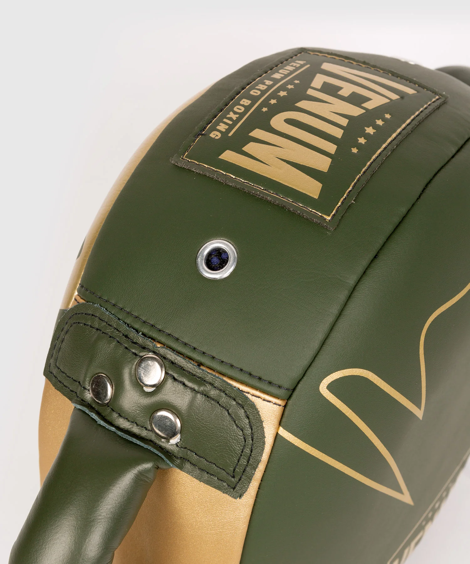 Bouclier de Frappe Mini Rond Venum Pro Boxing – Kaki/Or - Image 7