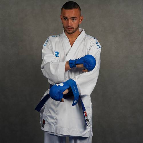 Mitaine de Karaté Entraînement Et Compétition Fight Art - Modèle Intégral - Bleu - Image 5