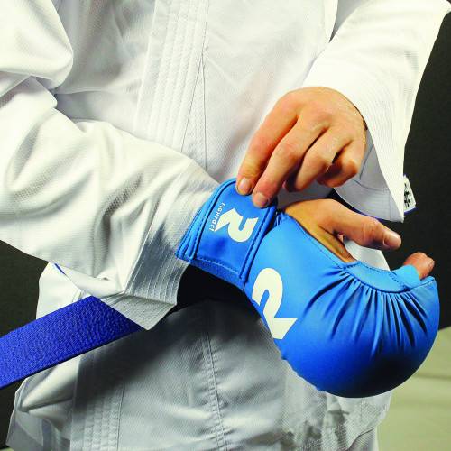 Mitaine de Karaté Entraînement Et Compétition Fight Art - Modèle Intégral - Bleu - Image 7