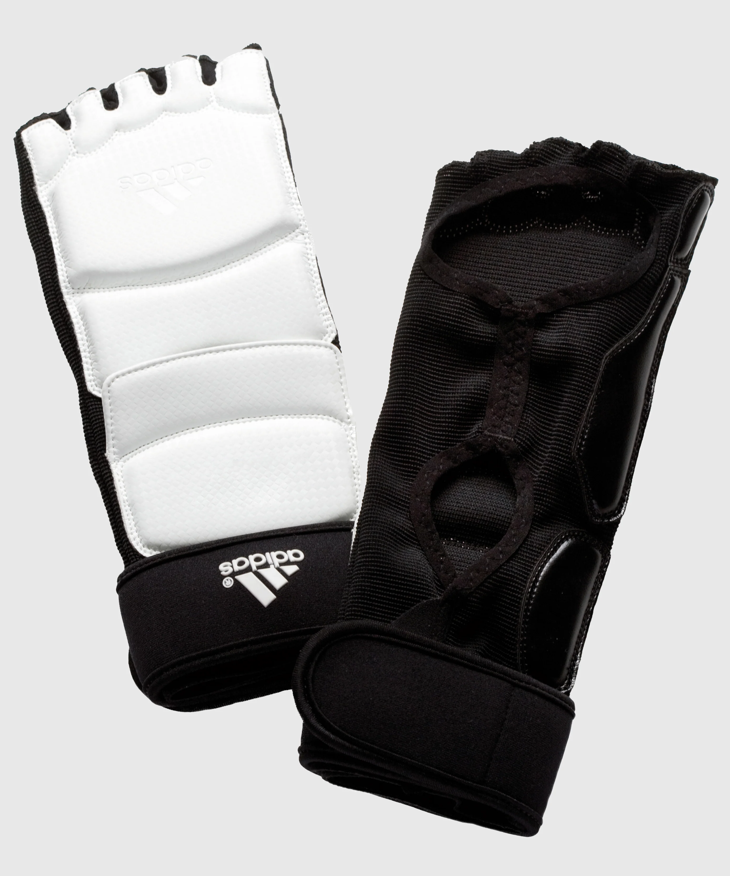 Mitaines de Taekwondo Adidas - Blanc/Noir