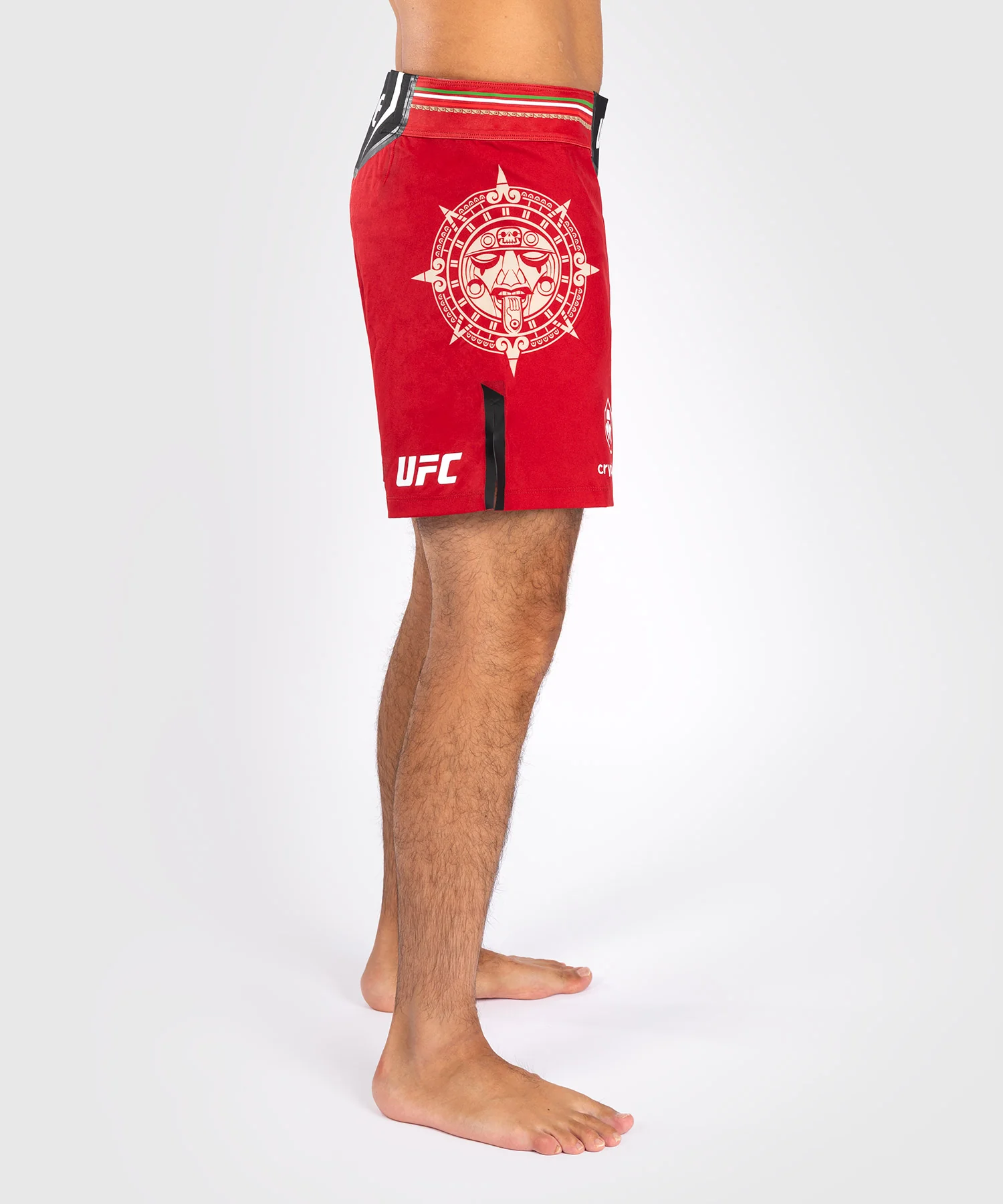 Noche UFC by Venum Authentic Fight Night Short de Combat pour homme - Coupe Courte- Rouge - Image 4