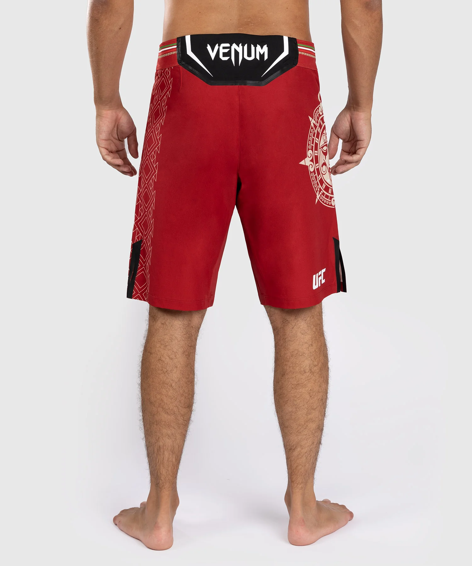 Noche UFC by Venum Authentic Fight Night Short de Combat  pour homme - Coupe Longue - Rouge - Image 3