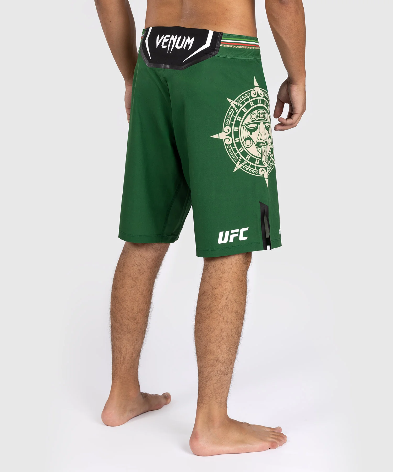 Noche UFC by Venum Authentic Fight Night Short de Combat  pour homme - Coupe Longue - Vert - Image 4
