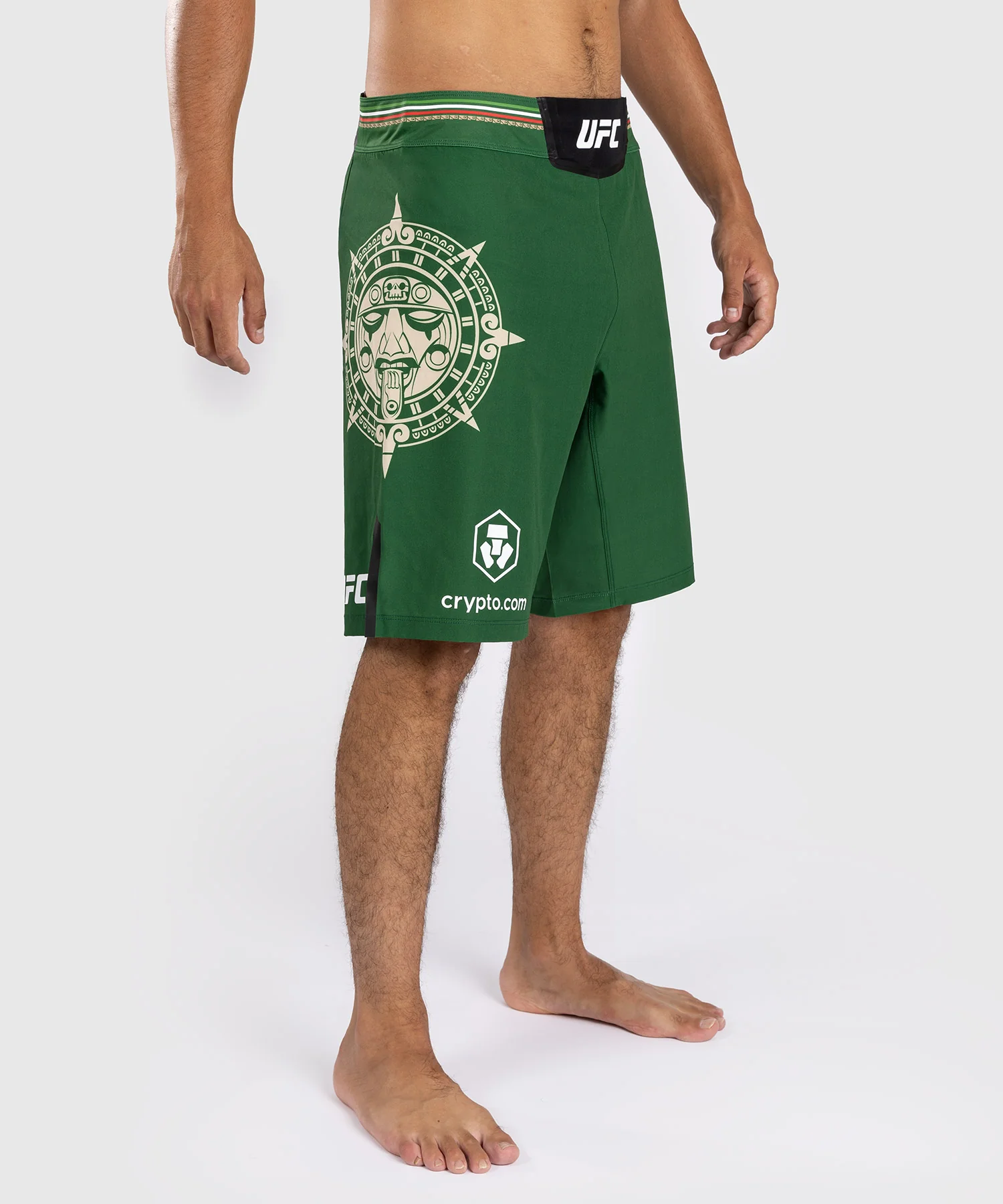 Noche UFC by Venum Authentic Fight Night Short de Combat  pour homme - Coupe Longue - Vert - Image 5