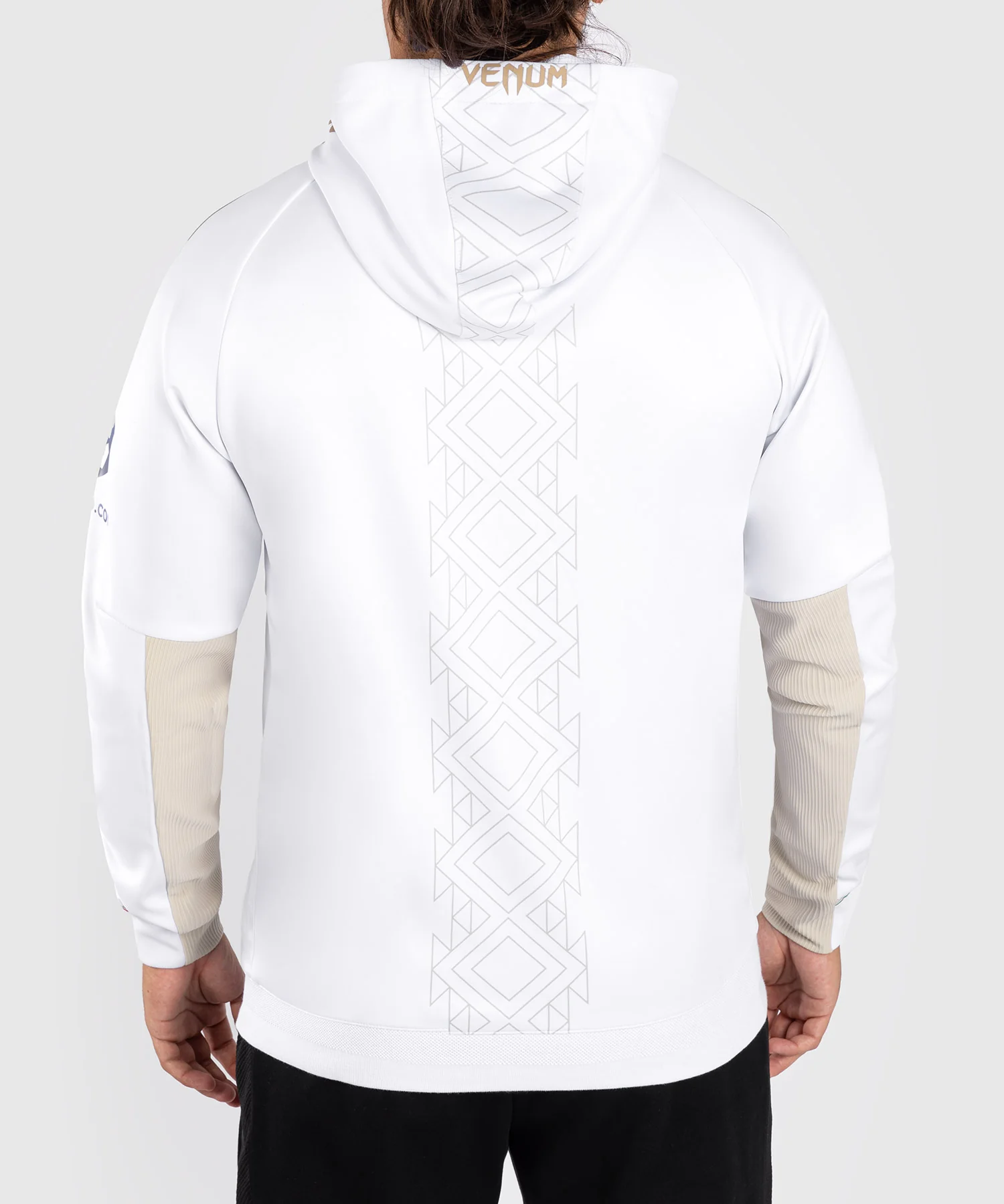 Noche UFC by Venum Authentic Fight Night Sweat à capuche pour homme - Blanc - Image 2