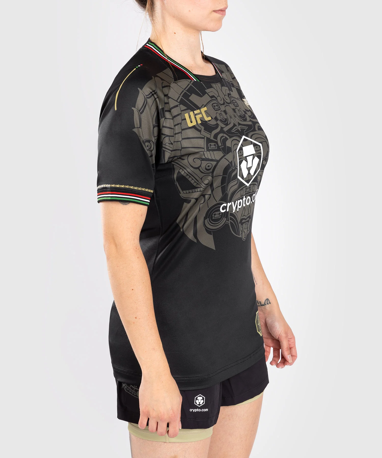 Noche UFC by Venum Authentic Fight Night T-shirt Dry Tech pour femme - Noir - Image 4