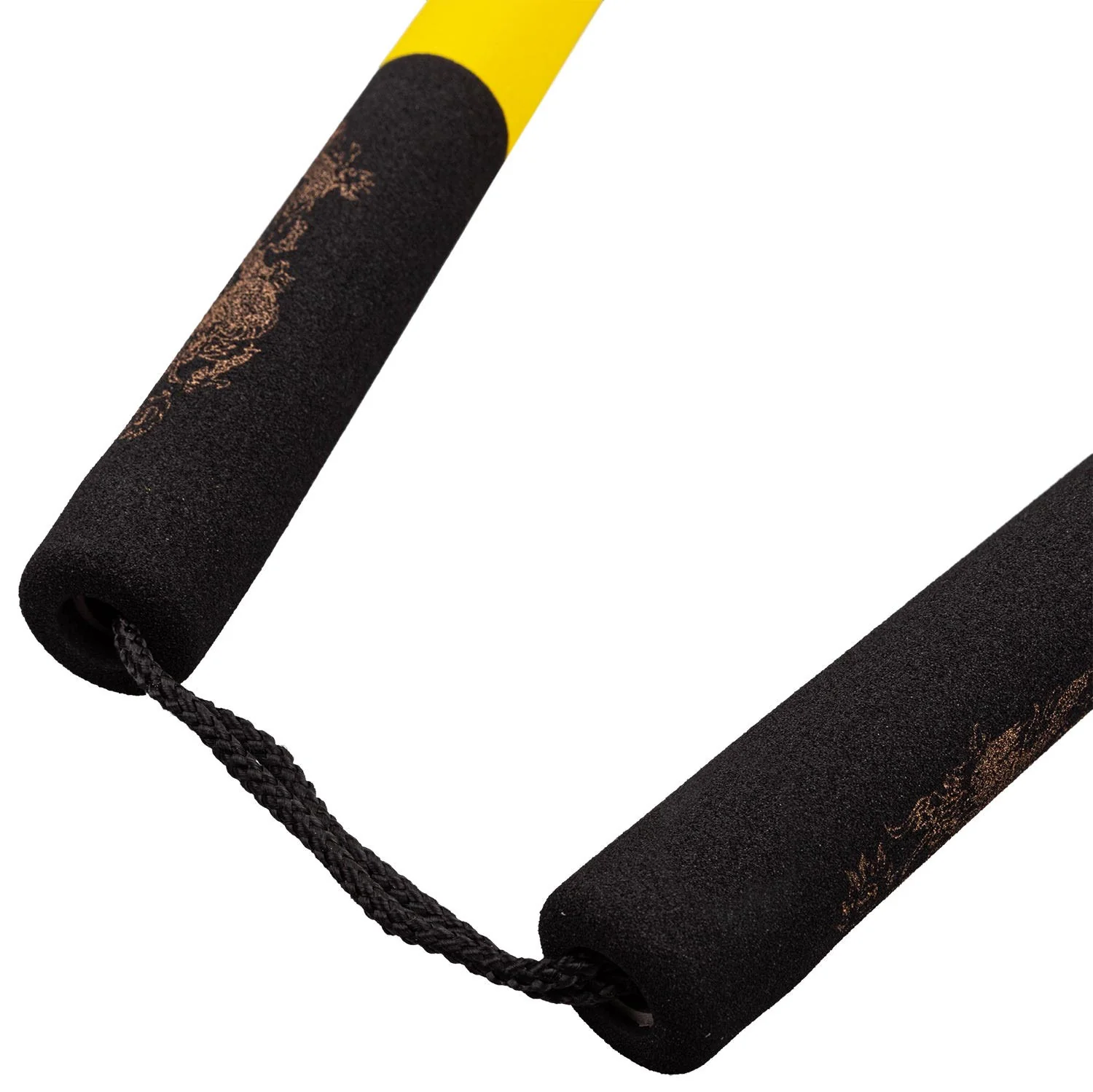 Nunchaku mousse corde Metal Boxe - Jaune - Image 3