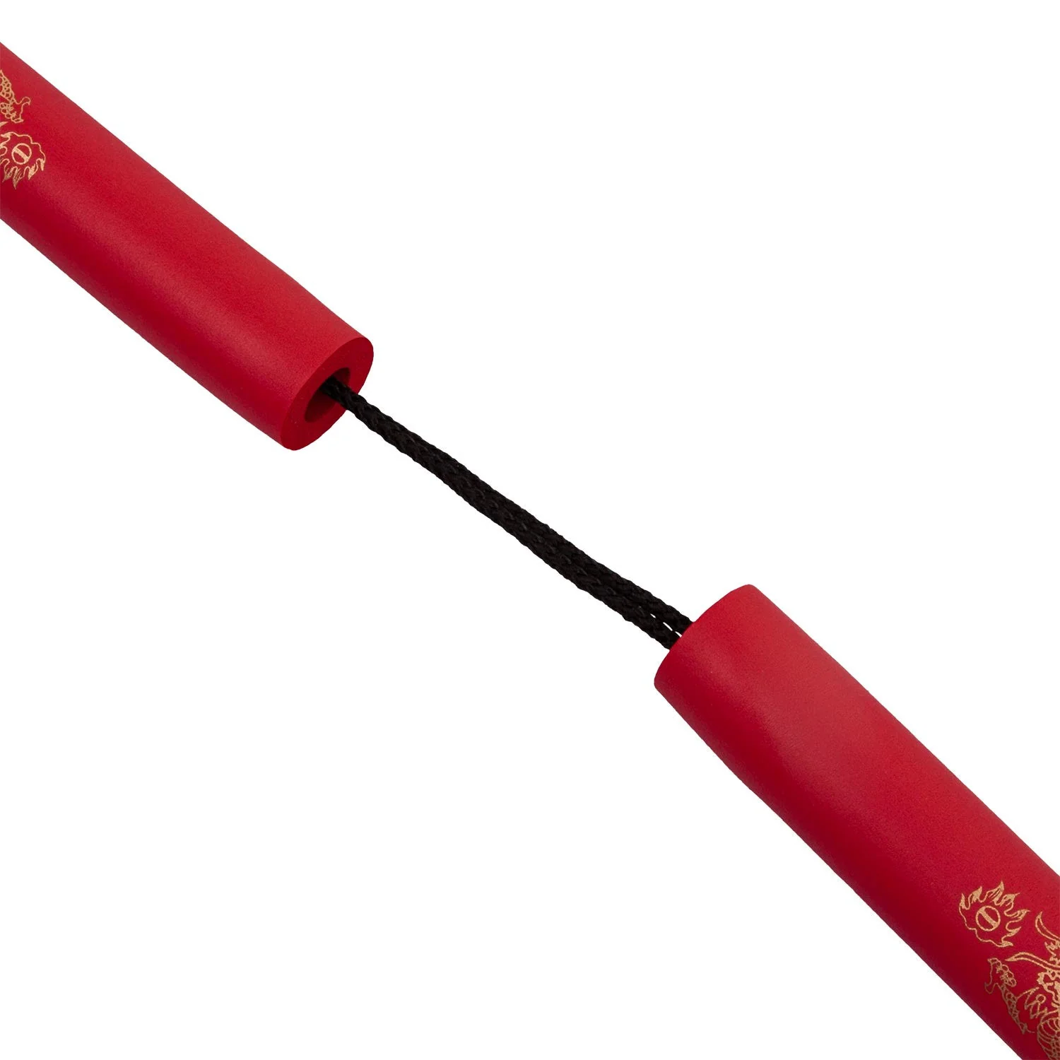 Nunchaku mousse corde Metal Boxe - Rouge - Image 4