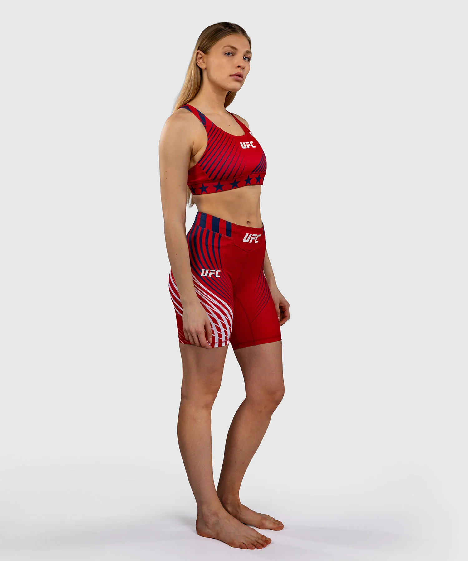 Official UFC Freedom 250 by Venum Authentic Fight Night Brassière de sport pour femme - Rouge - Image 3