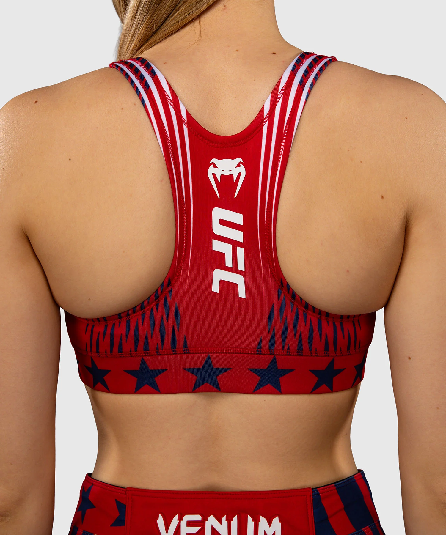 Official UFC Freedom 250 by Venum Authentic Fight Night Brassière de sport pour femme - Rouge - Image 6
