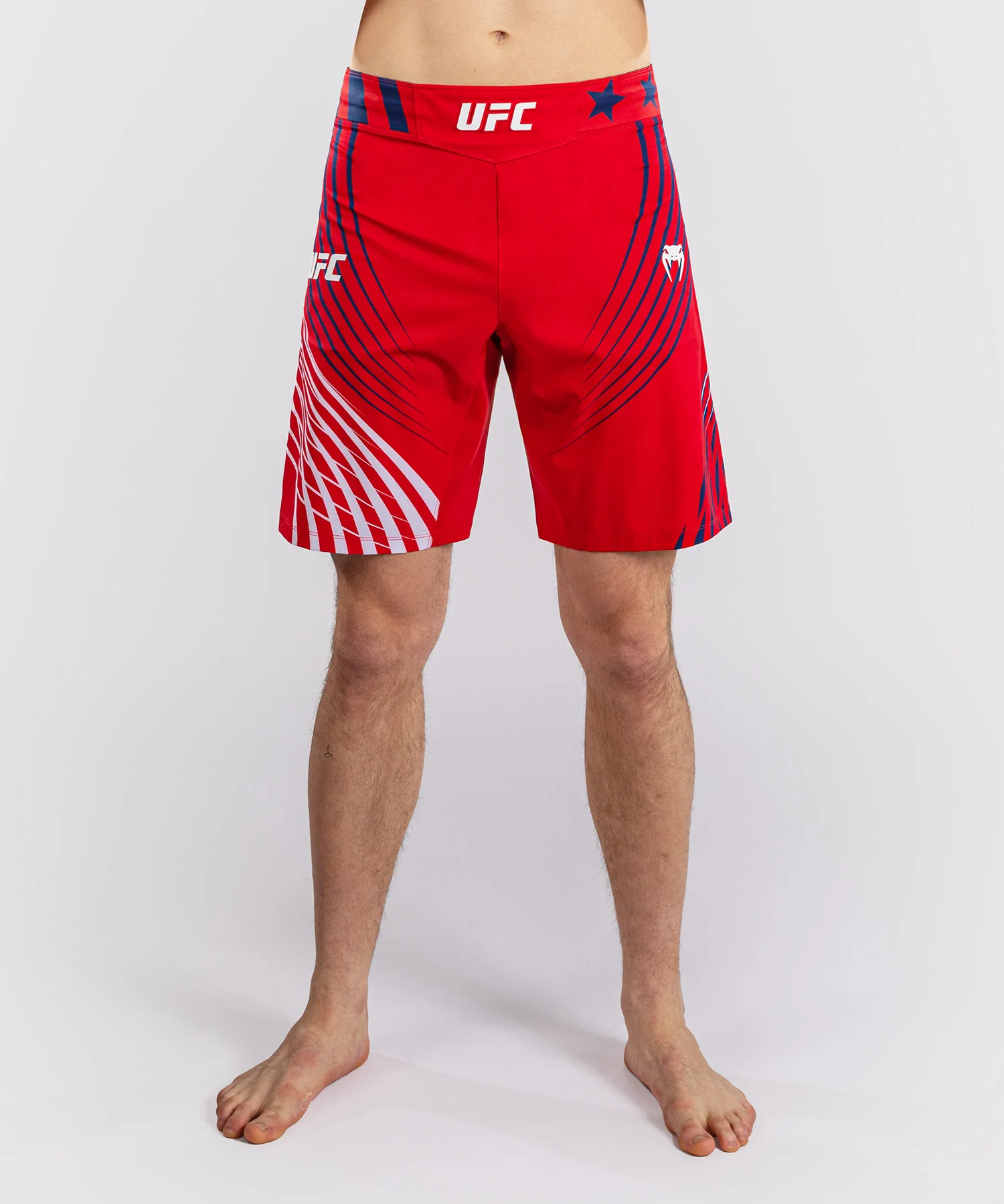 Official UFC Freedom 250 by Venum Authentic Fight Night Short de combat coupe courte pour homme - Rouge - Image 2