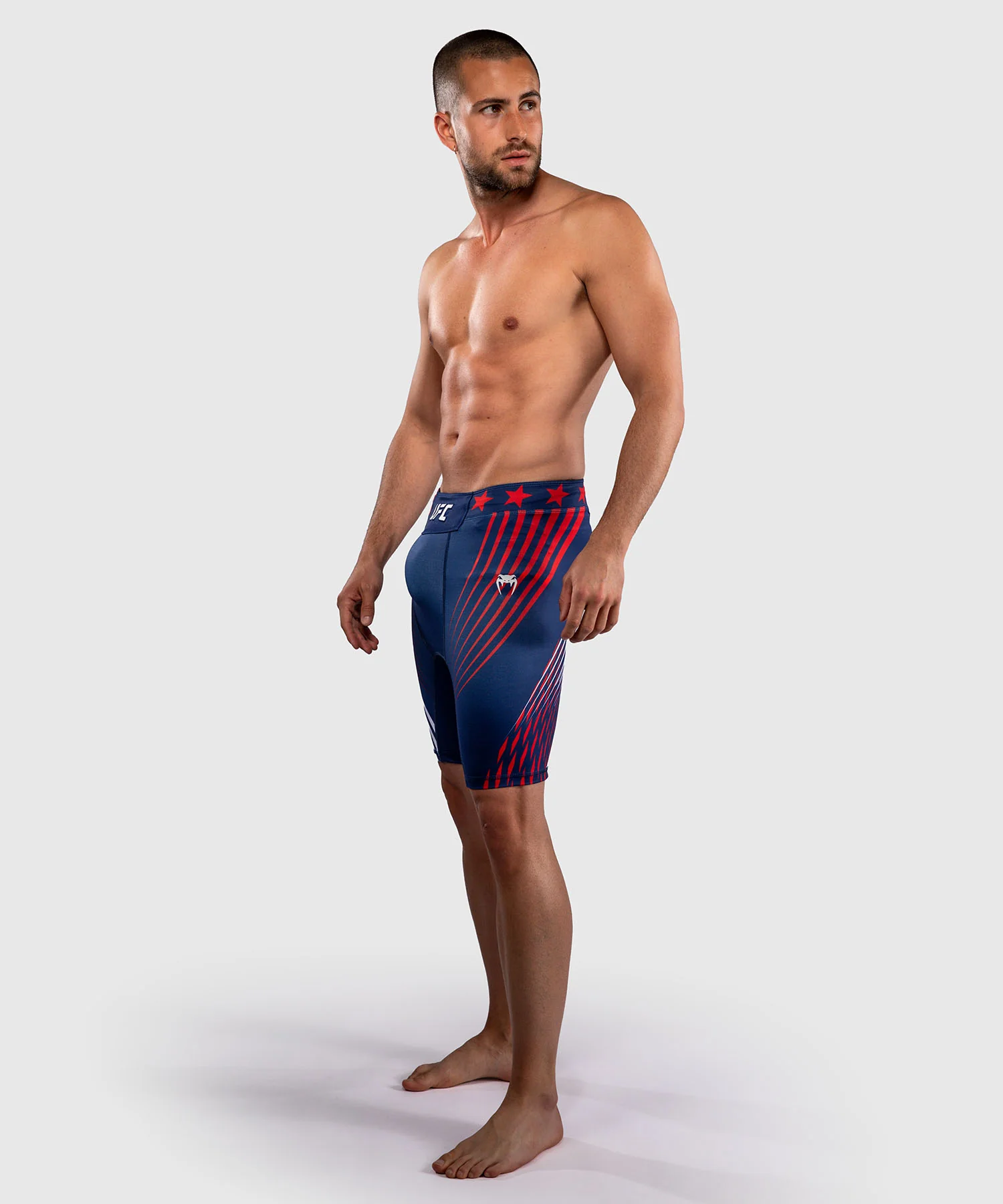 Official UFC Freedom 250 by Venum Authentic Fight Night Short Vale Tudo pour homme - Bleu - Image 3