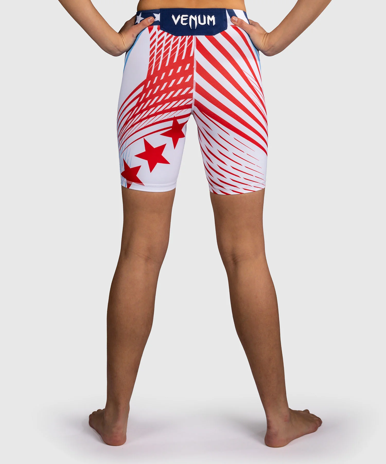 Official UFC Freedom 250 by Venum Authentic Short Vale Tudo coupe longue pour femme - Blanc - Image 3