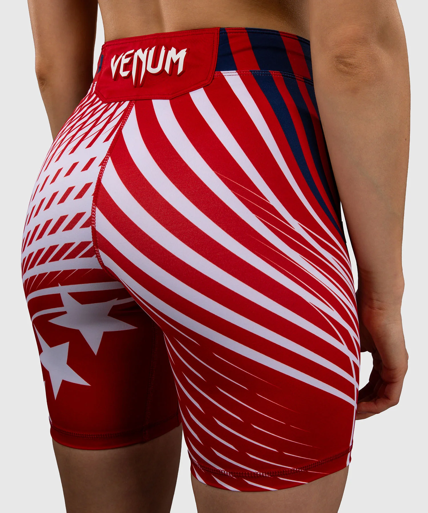 Official UFC Freedom 250 by Venum Authentic Short Vale Tudo coupe longue pour femme - Rouge - Image 7