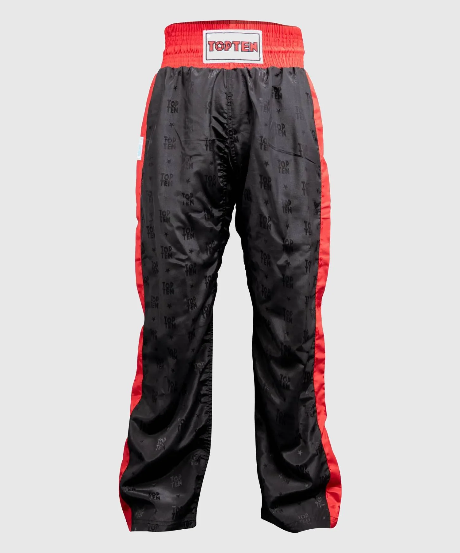 Pantalon de boxe américaine Top Ten Classic - Noir/Rouge - Image 3