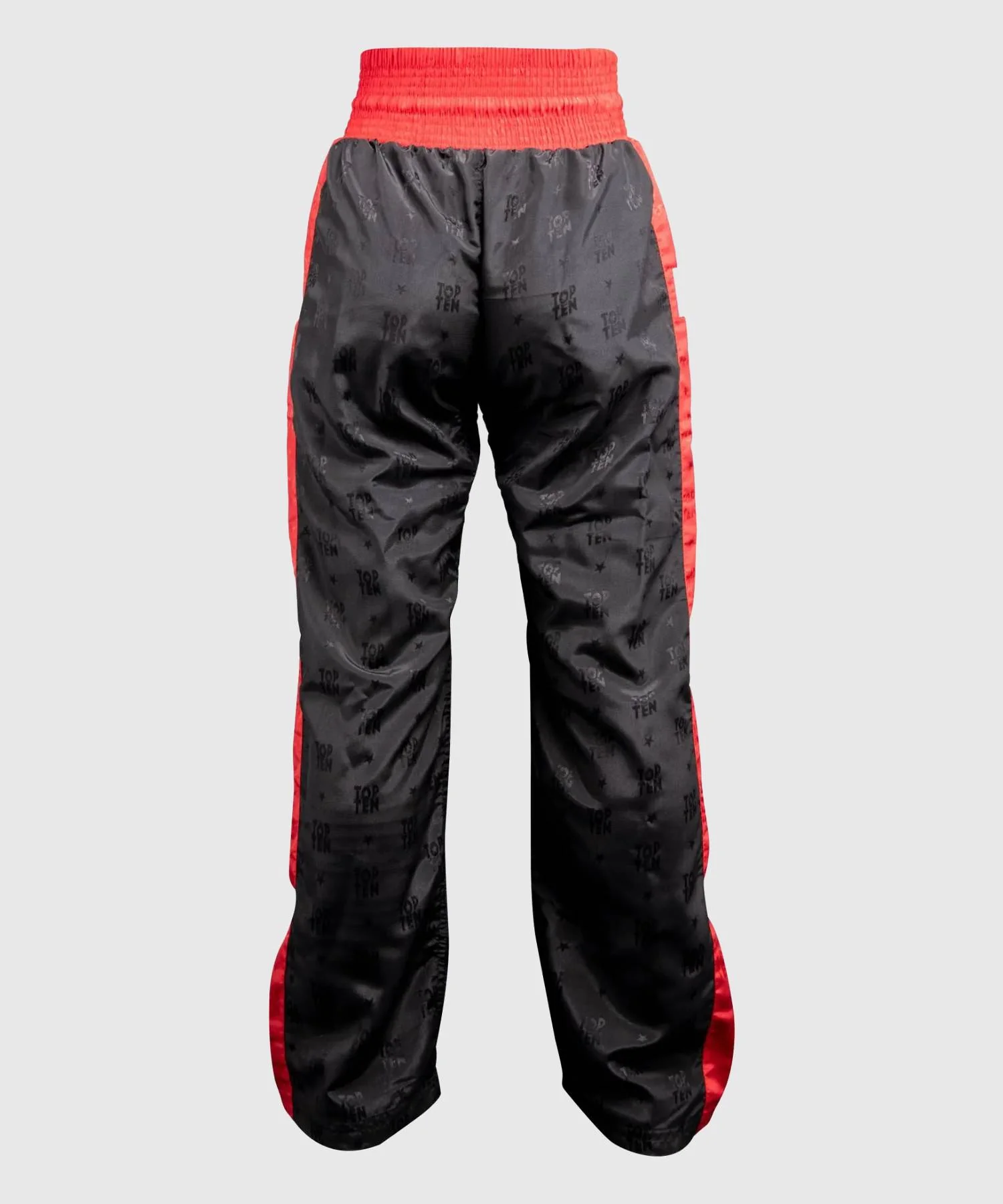 Pantalon de boxe américaine Top Ten Classic - Noir/Rouge - Image 4