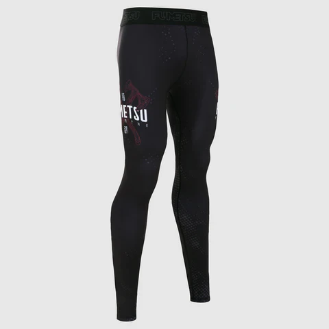 Pantalon de Compression Fumetsu Berserker - Noir/Rouge - Image 3