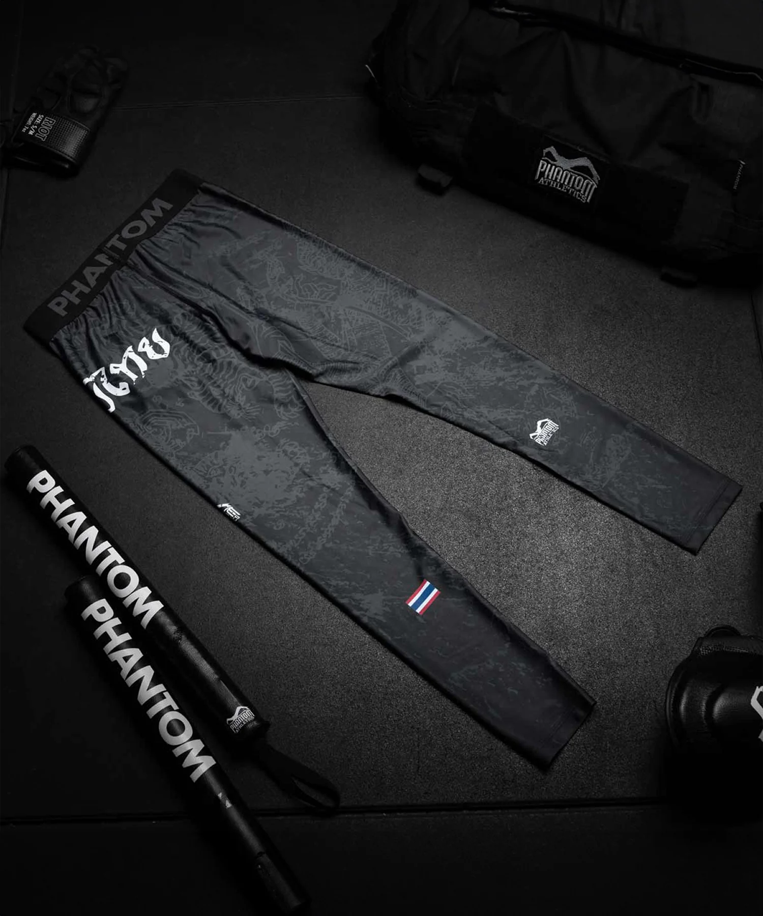 Pantalon de Compression Phantom Athletics - Noir - Image 3