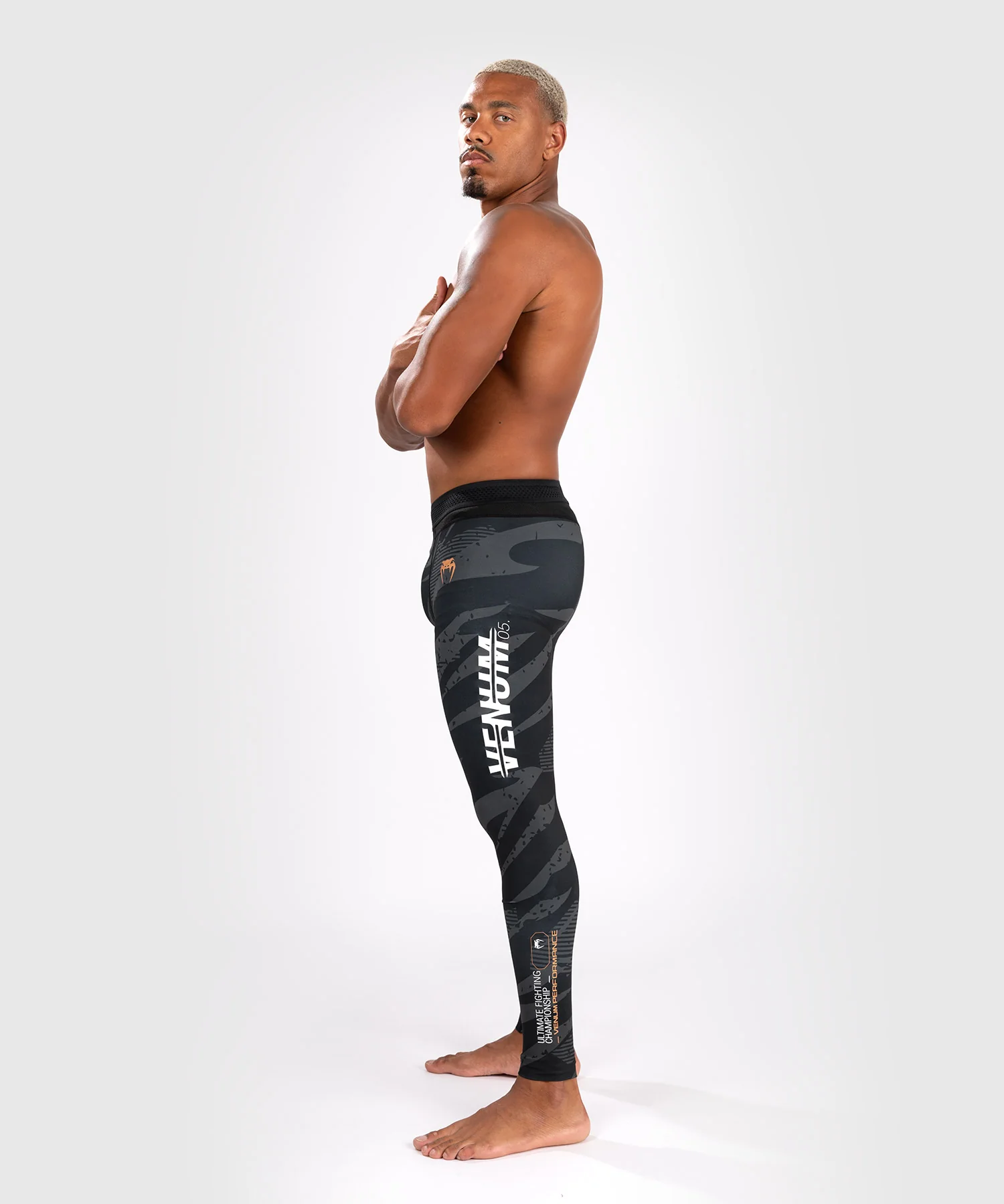Pantalon de Compression pour Hommes UFC Adrenaline by Venum Fight Week Performance - Urban Camo - Image 3