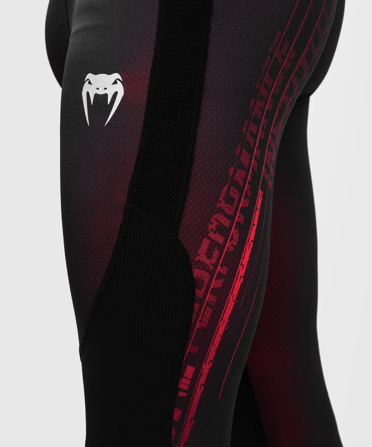 Pantalon de compression pour hommes UFC Performance Institute 2.0 - Noir/Rouge - Image 6