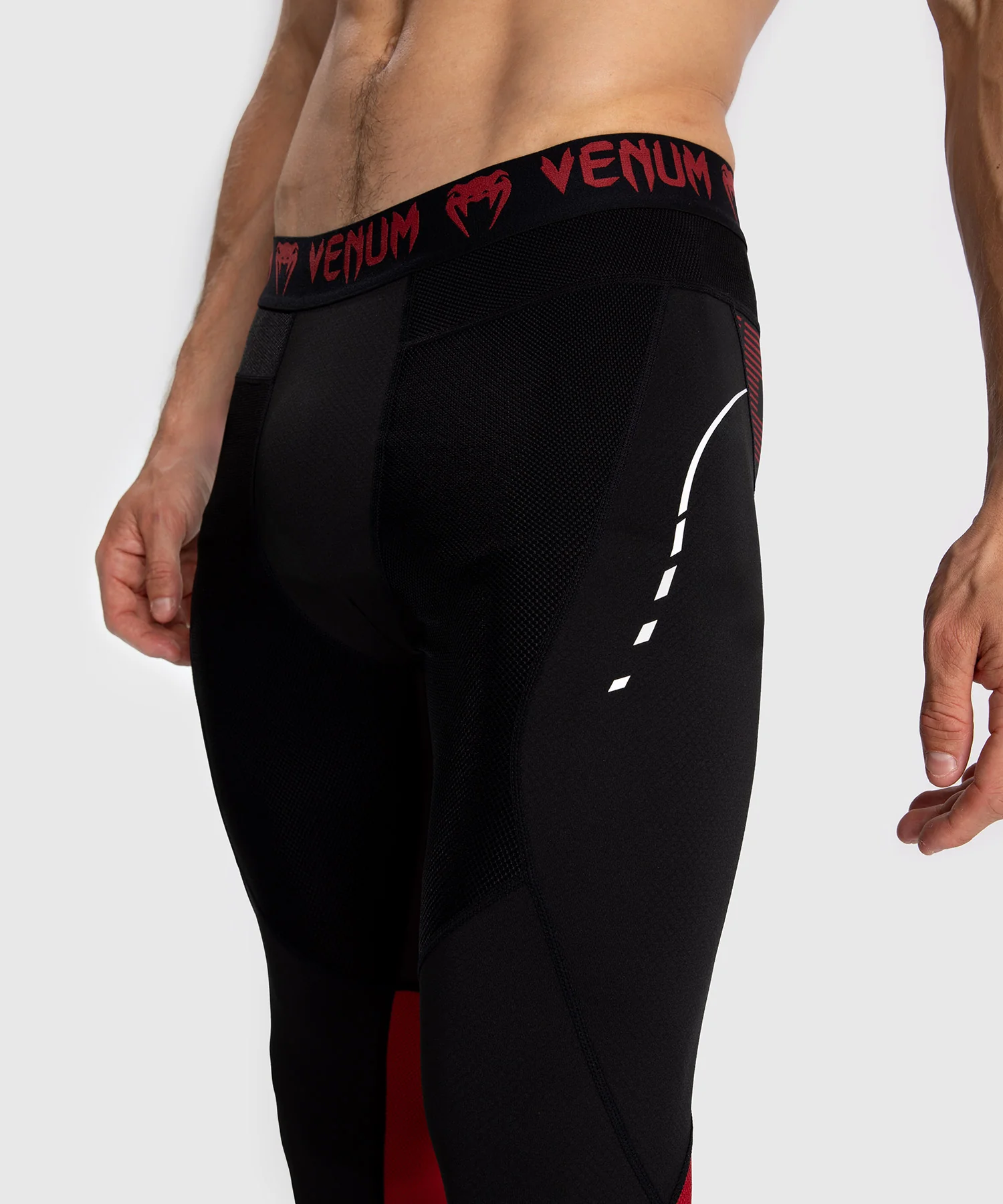 Pantalon de Compression pour Hommes Venum Adrenaline - Red - Image 4
